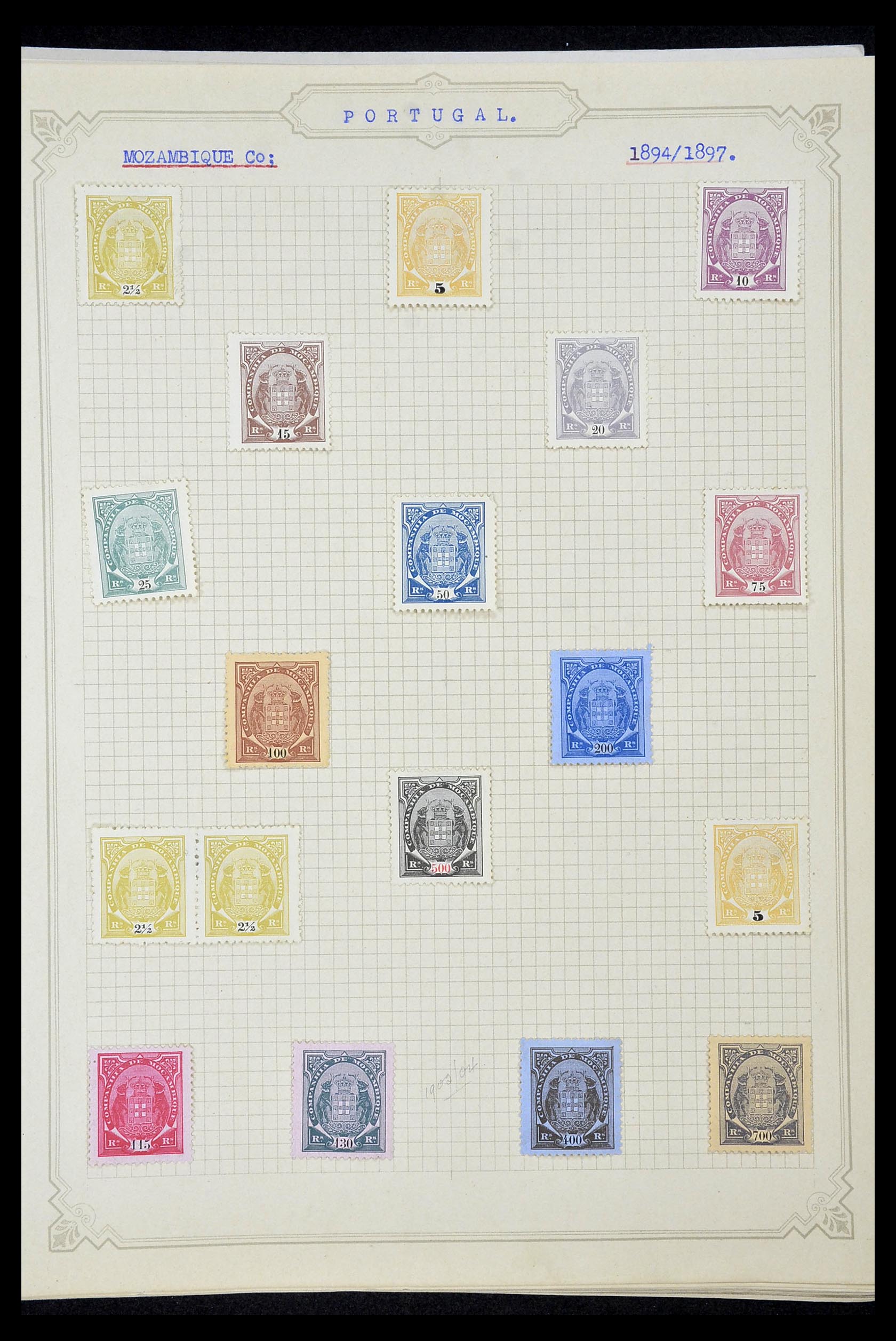 34922 085 - Postzegelverzameling 34922 Portugese koloniën 1871-1951.