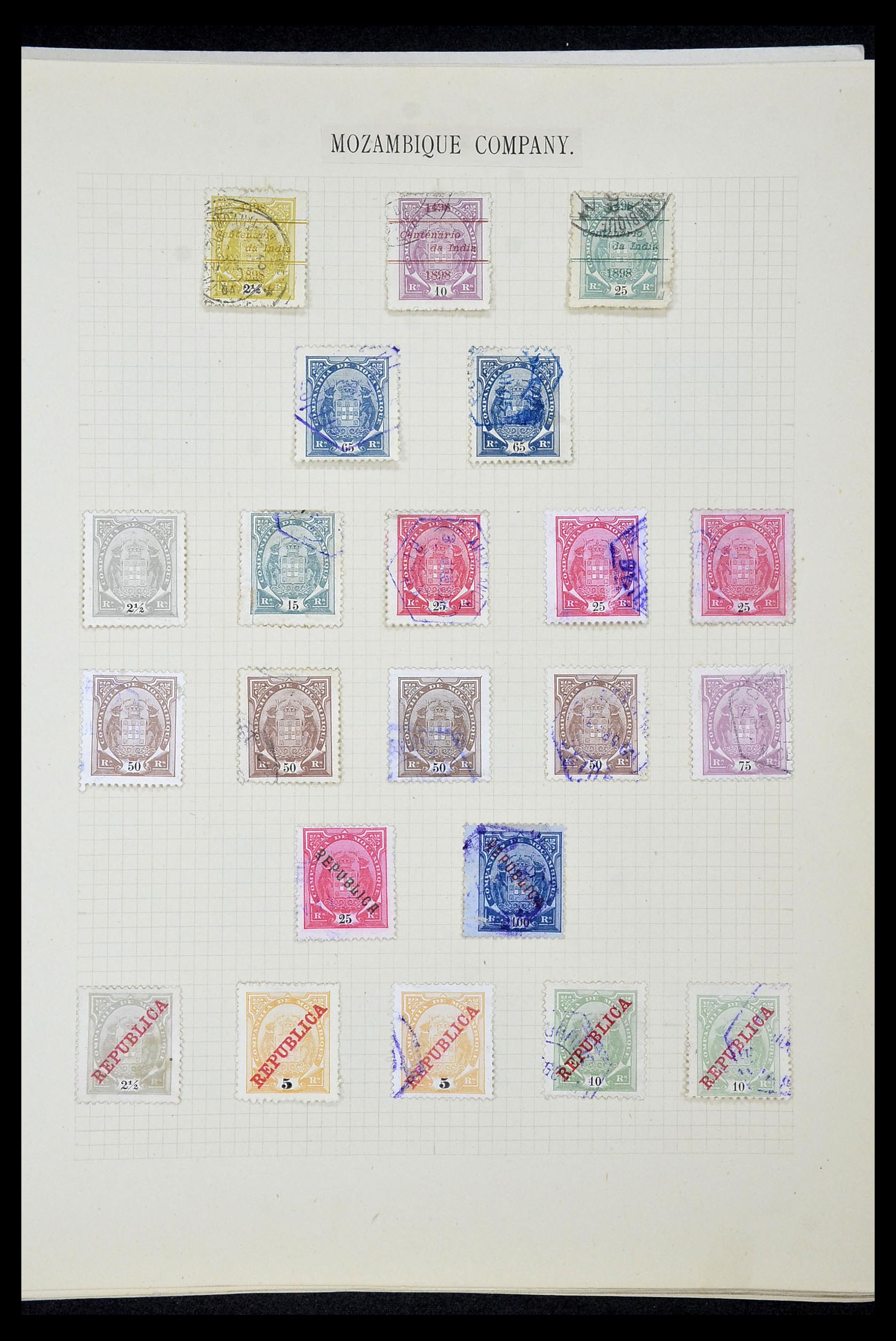 34922 087 - Postzegelverzameling 34922 Portugese koloniën 1871-1951.