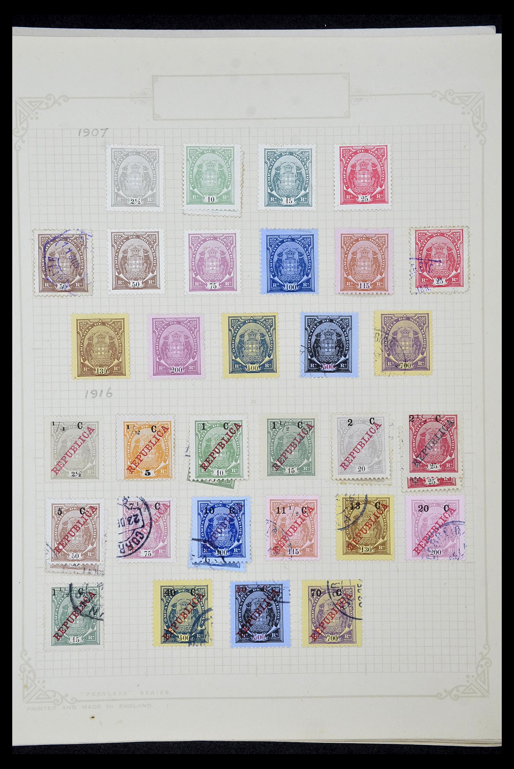 34922 090 - Postzegelverzameling 34922 Portugese koloniën 1871-1951.