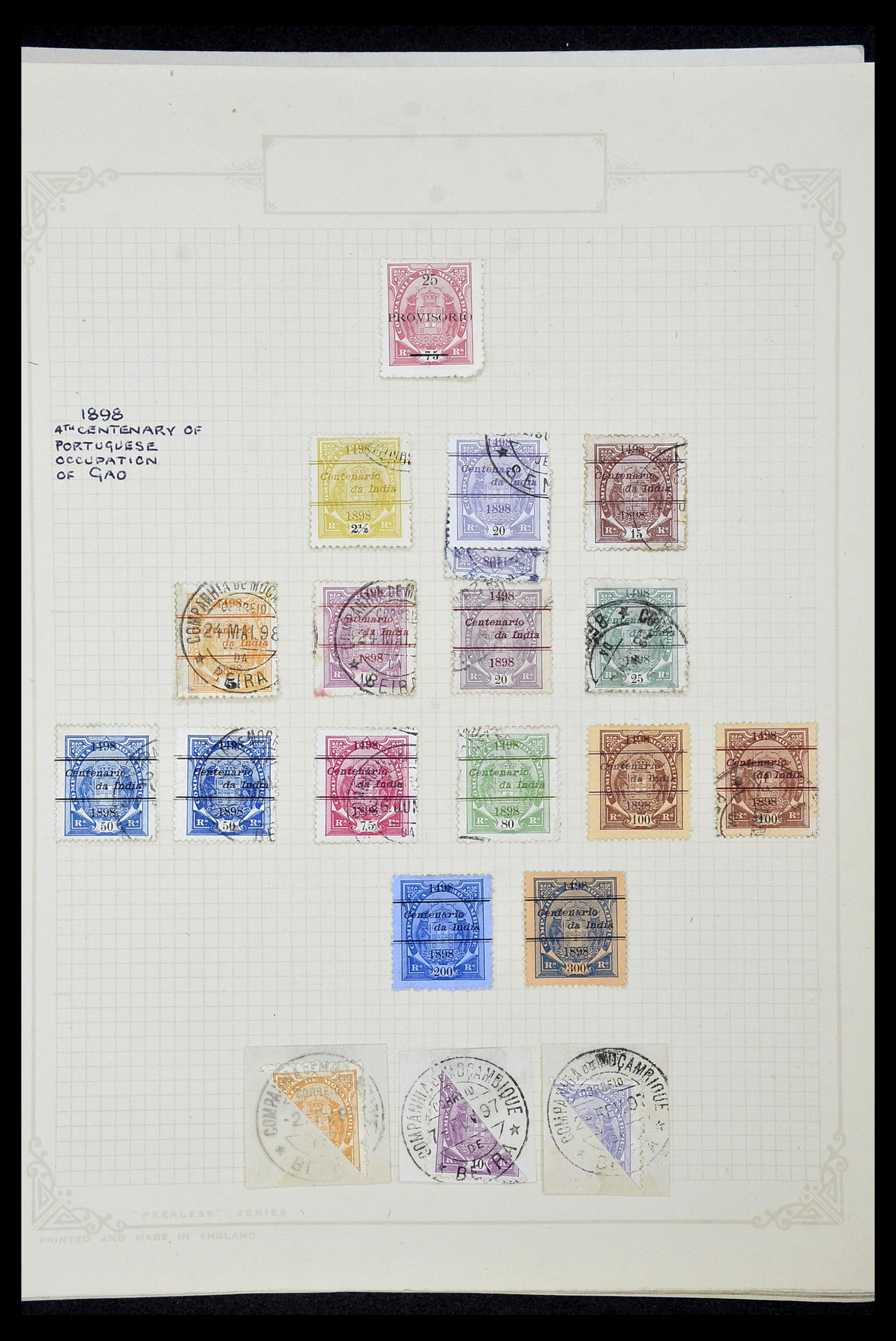 34922 092 - Postzegelverzameling 34922 Portugese koloniën 1871-1951.