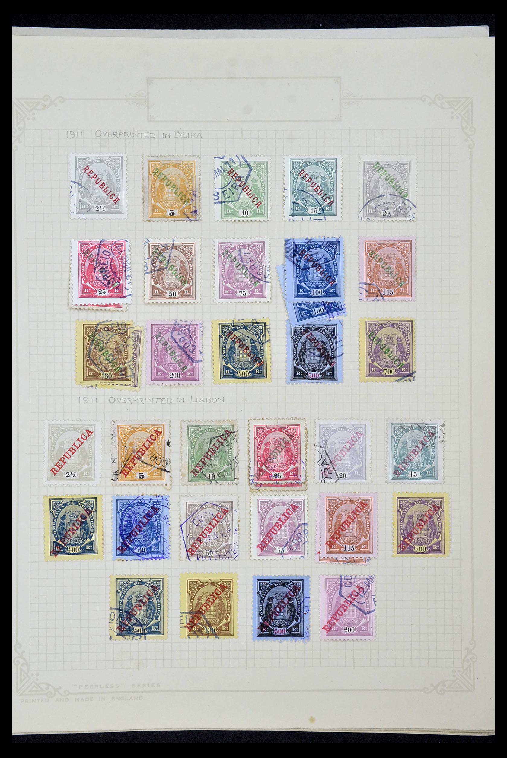 34922 095 - Postzegelverzameling 34922 Portugese koloniën 1871-1951.