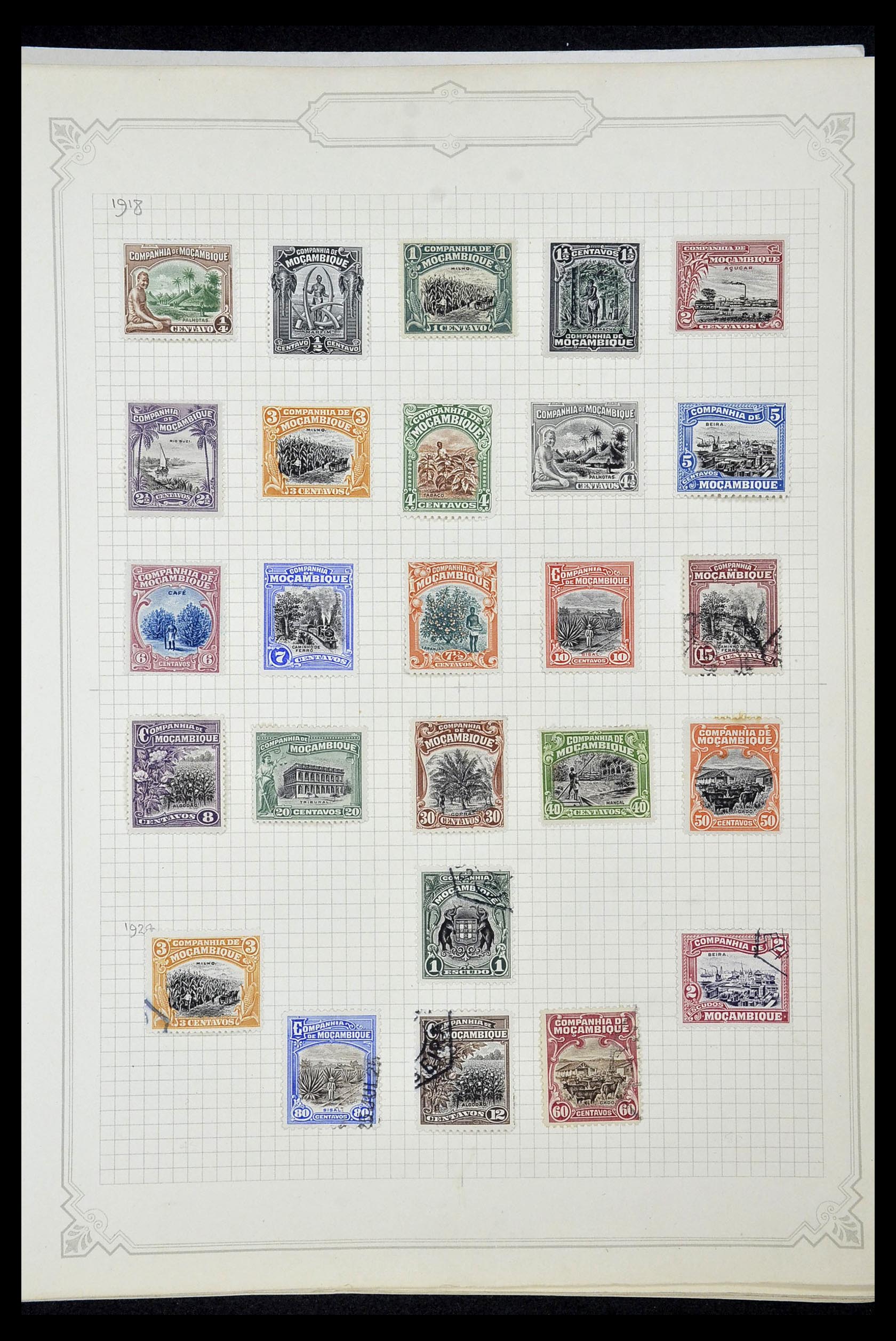 34922 096 - Postzegelverzameling 34922 Portugese koloniën 1871-1951.