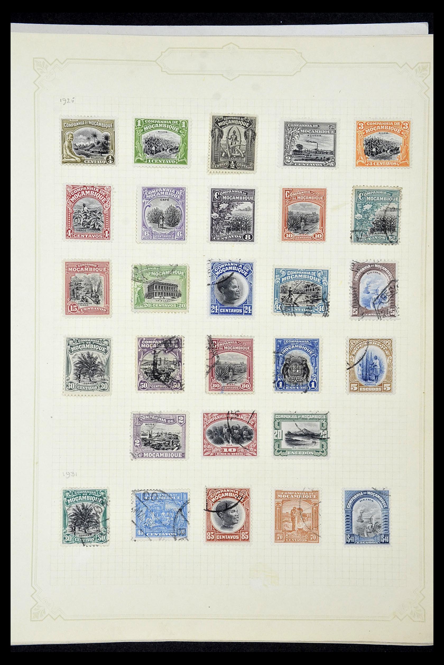 34922 097 - Postzegelverzameling 34922 Portugese koloniën 1871-1951.