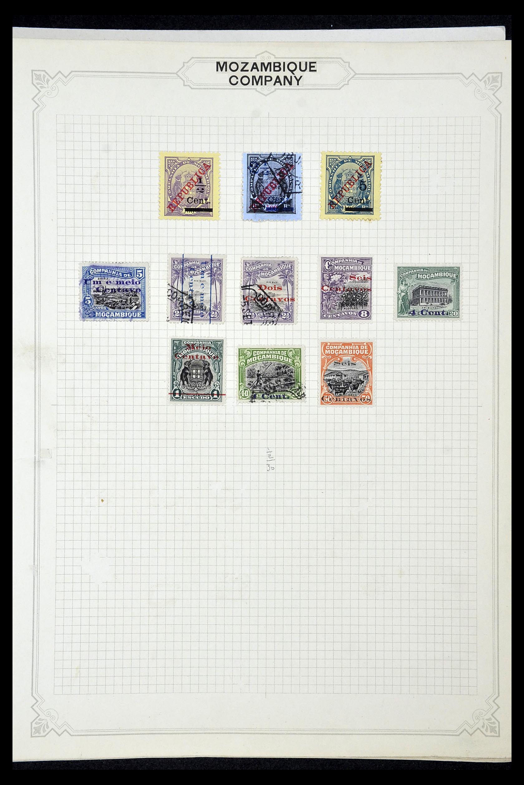 34922 098 - Postzegelverzameling 34922 Portugese koloniën 1871-1951.