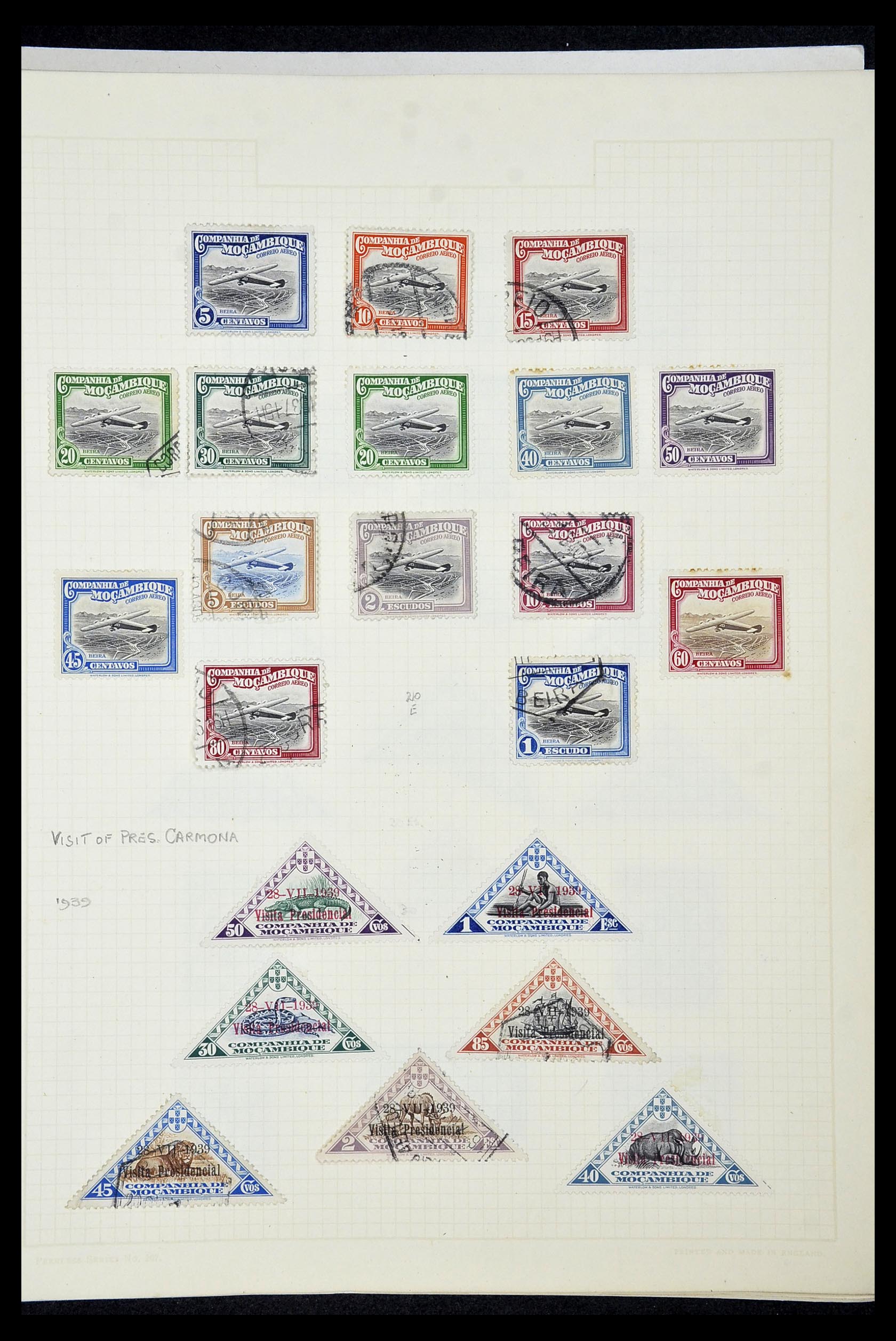 34922 100 - Postzegelverzameling 34922 Portugese koloniën 1871-1951.