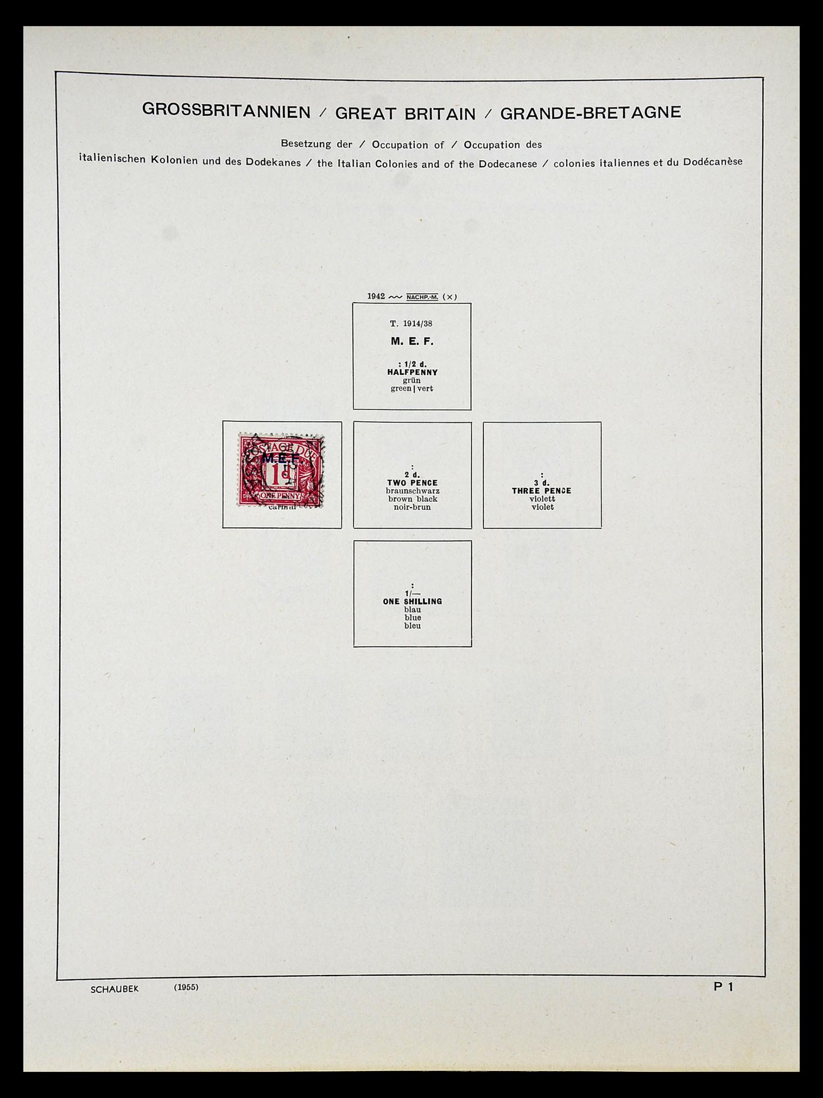 34923 042 - Postzegelverzameling 34923 Engeland 1840-1964.