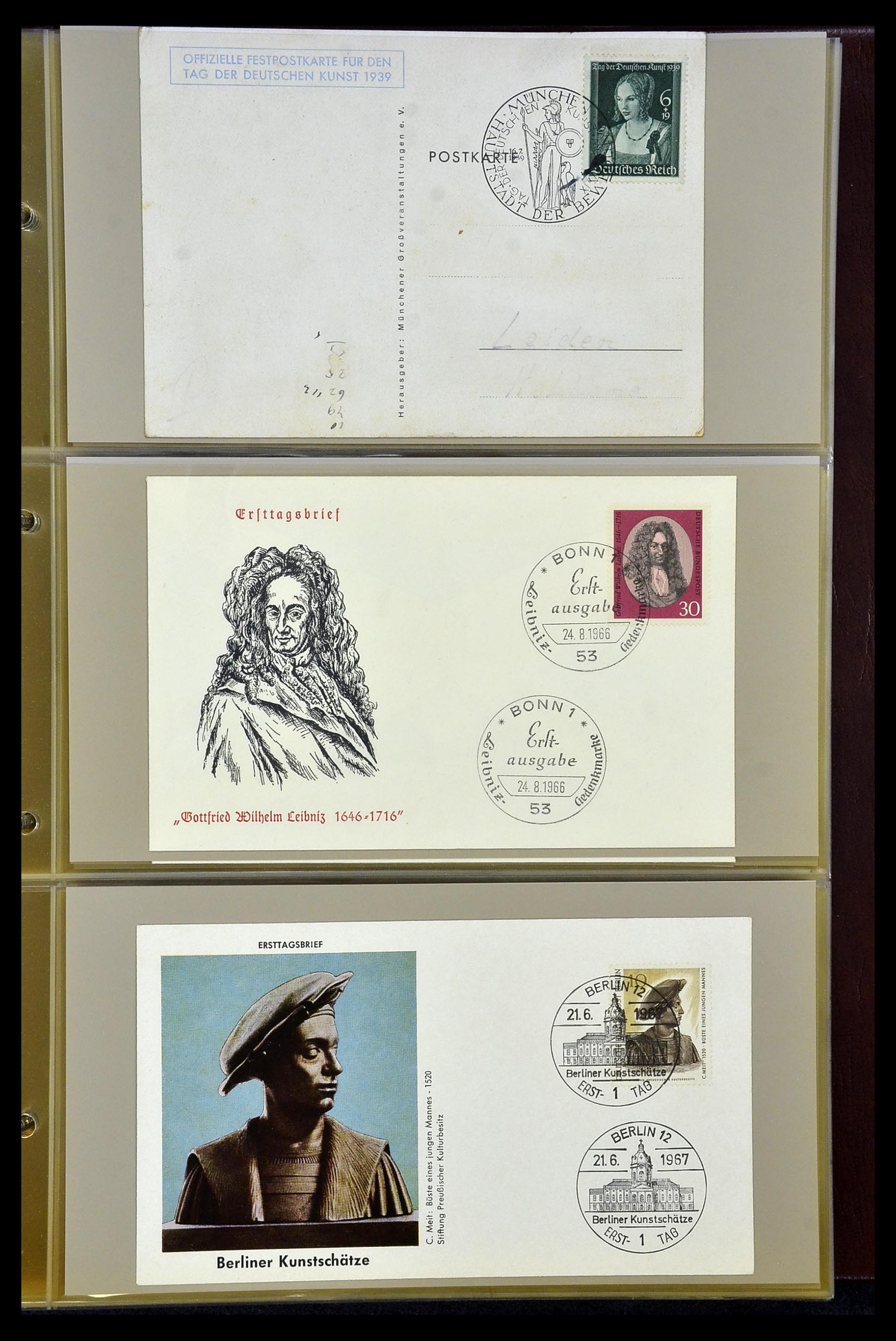 34956 013 - Postzegelverzameling 34956 Wereld brieven/FDC's 1880-1980.
