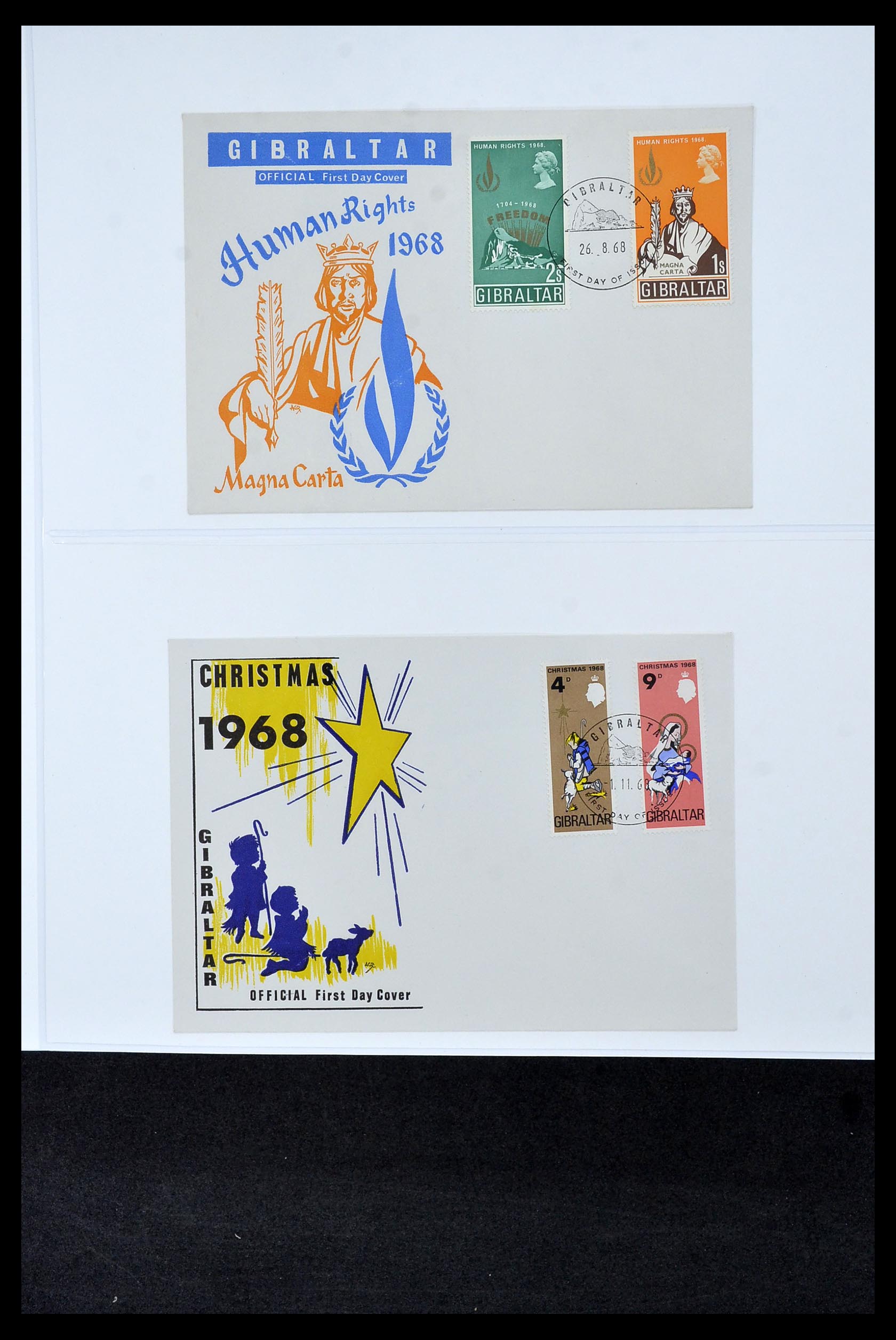 34956 102 - Postzegelverzameling 34956 Wereld brieven/FDC's 1880-1980.