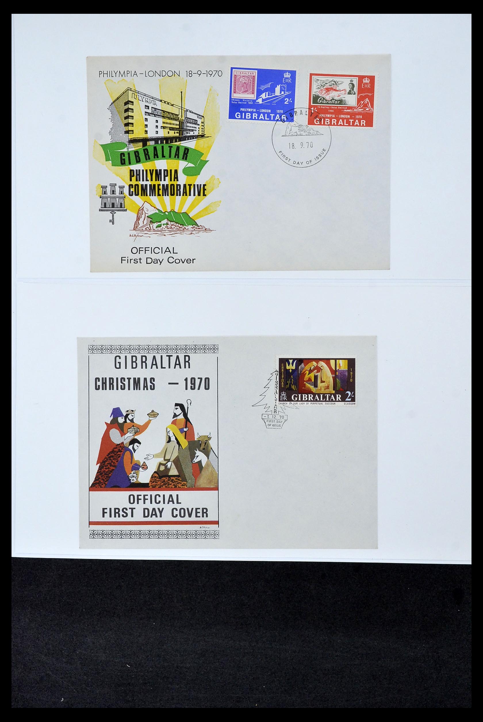 34956 106 - Postzegelverzameling 34956 Wereld brieven/FDC's 1880-1980.