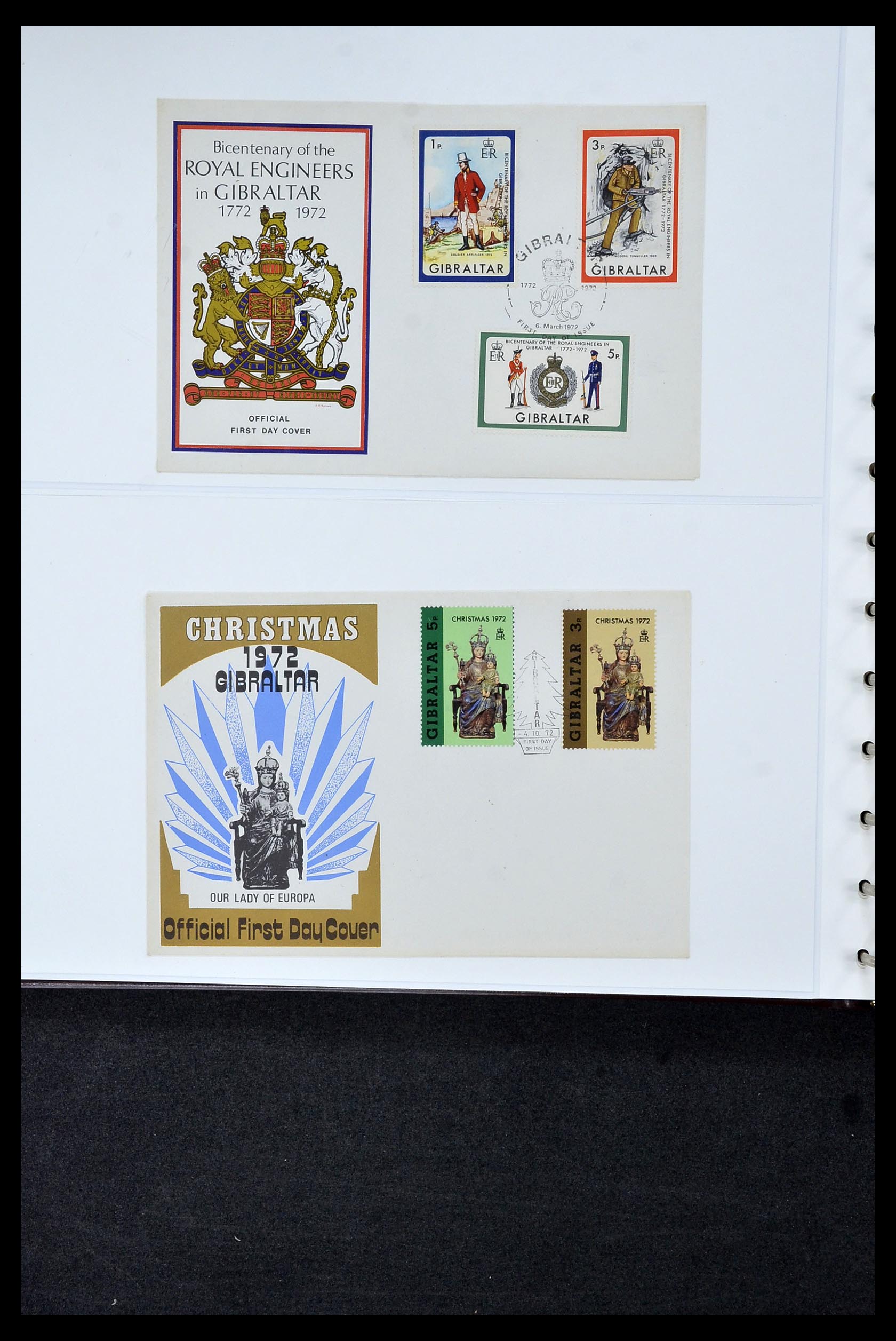 34956 107 - Postzegelverzameling 34956 Wereld brieven/FDC's 1880-1980.