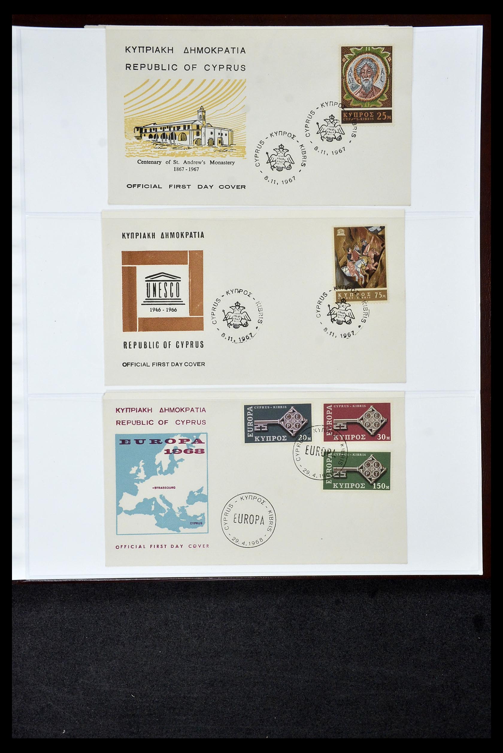34956 141 - Postzegelverzameling 34956 Wereld brieven/FDC's 1880-1980.