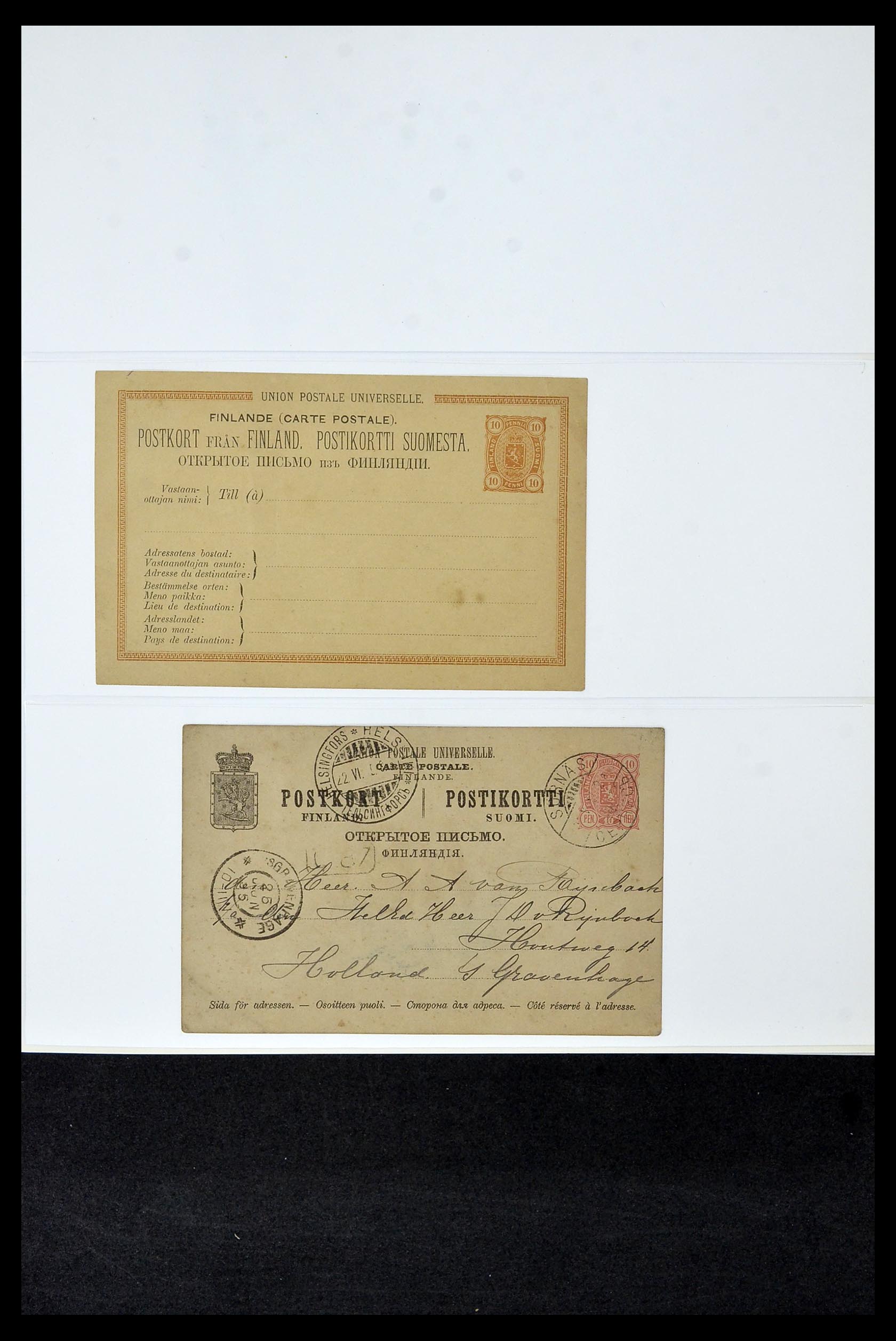 34956 145 - Postzegelverzameling 34956 Wereld brieven/FDC's 1880-1980.