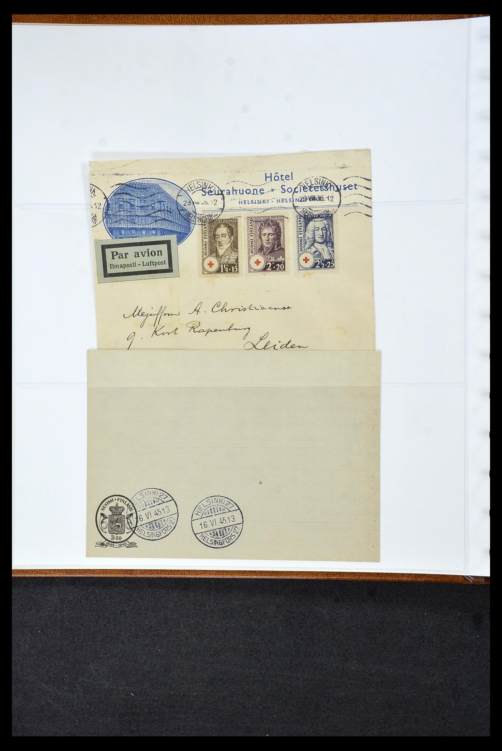 34956 147 - Postzegelverzameling 34956 Wereld brieven/FDC's 1880-1980.
