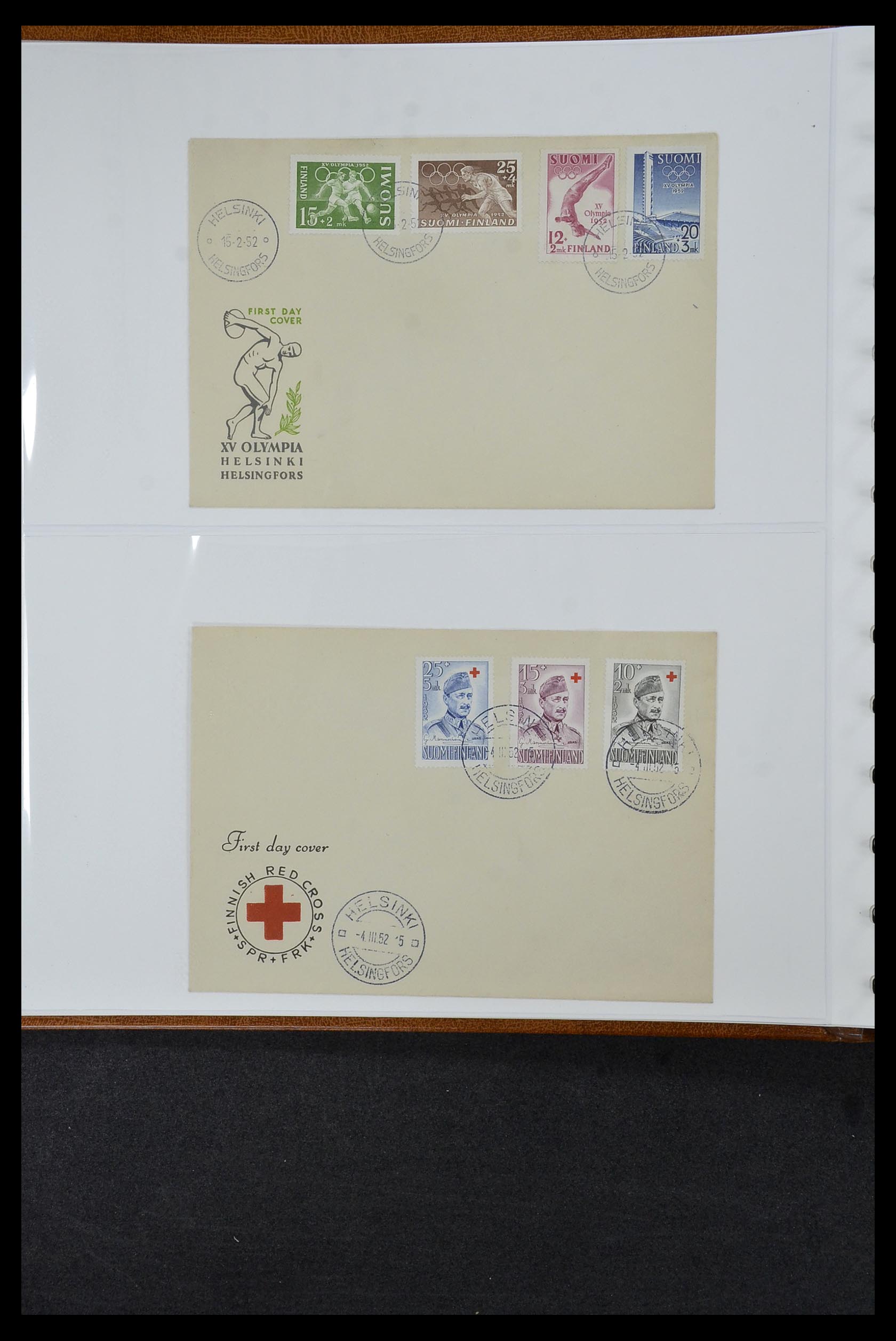 34956 148 - Postzegelverzameling 34956 Wereld brieven/FDC's 1880-1980.