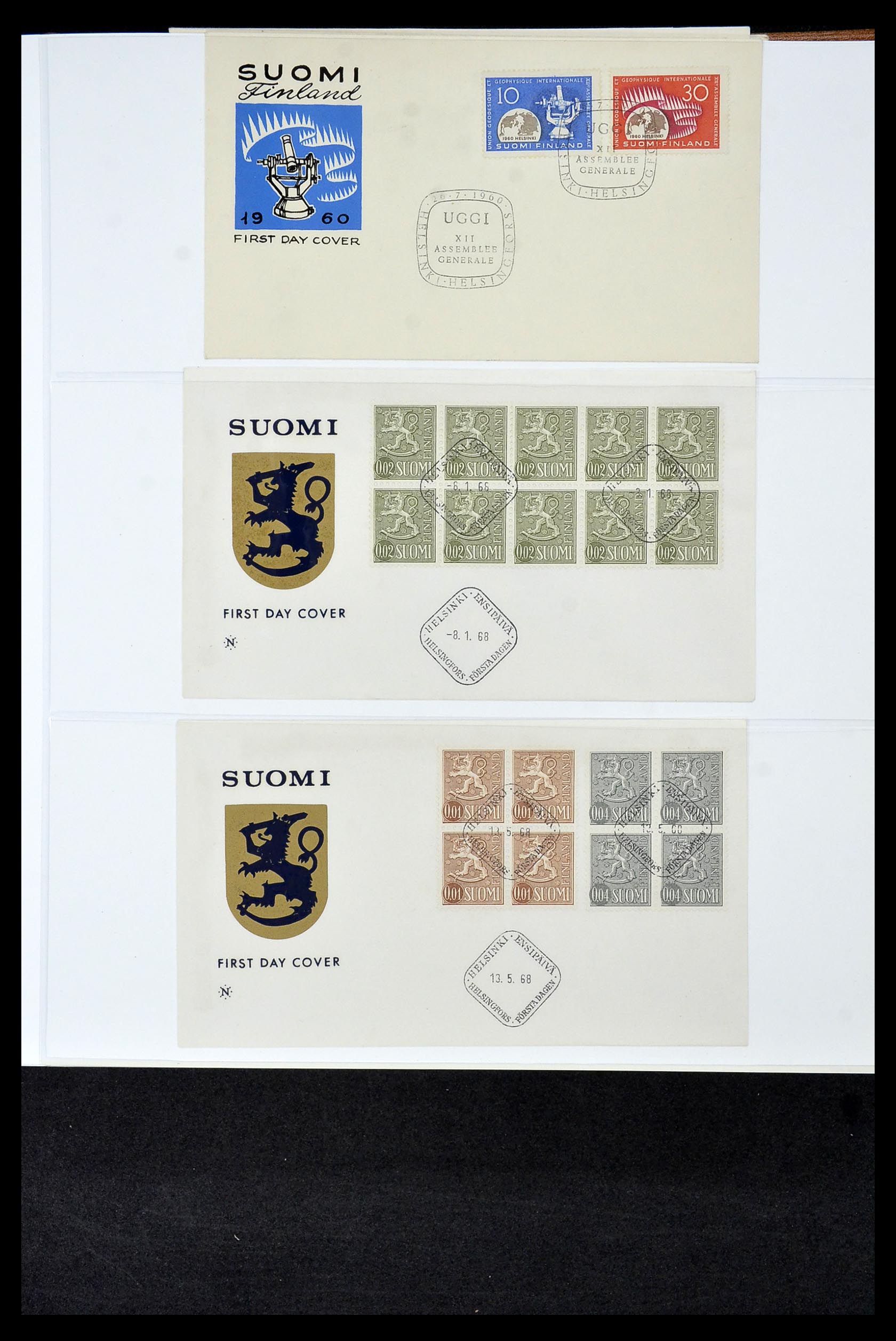 34956 150 - Postzegelverzameling 34956 Wereld brieven/FDC's 1880-1980.