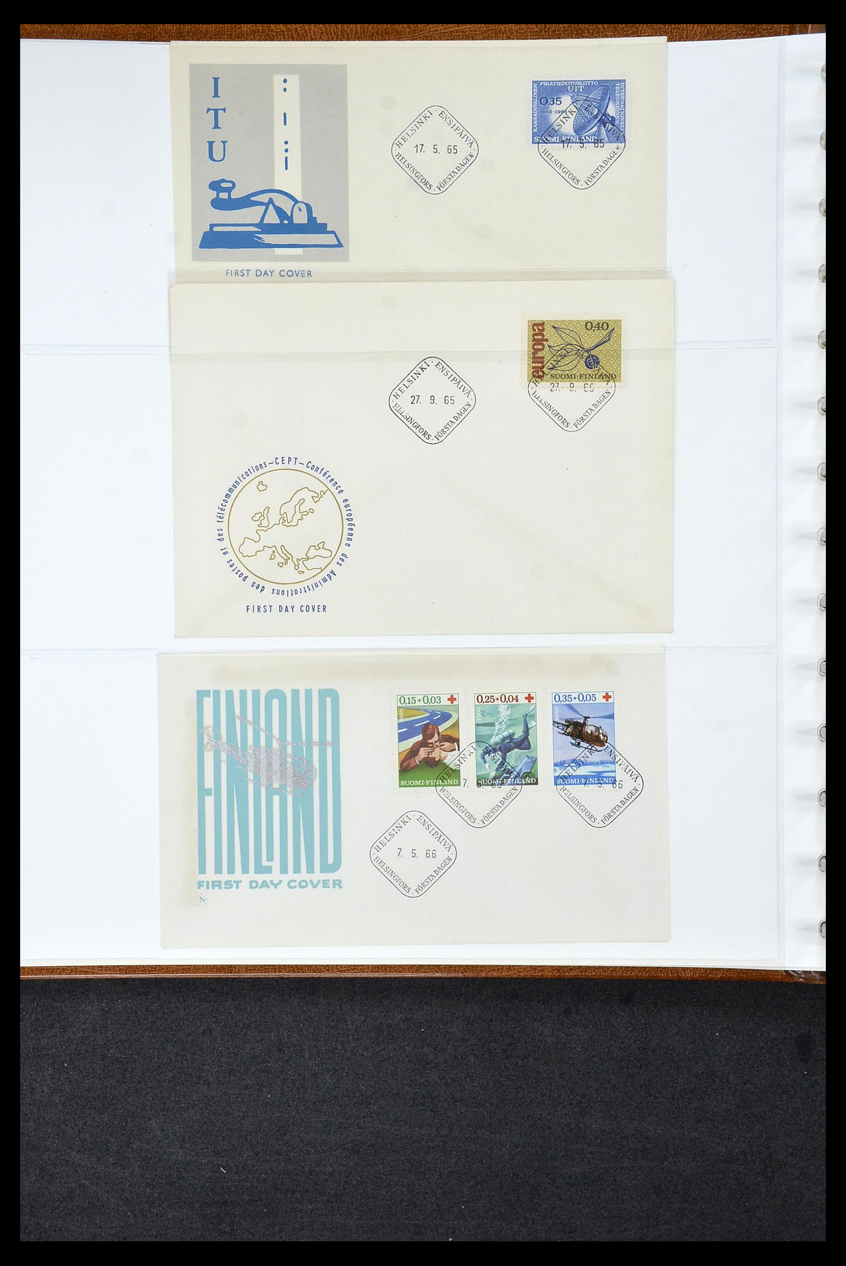34956 152 - Postzegelverzameling 34956 Wereld brieven/FDC's 1880-1980.