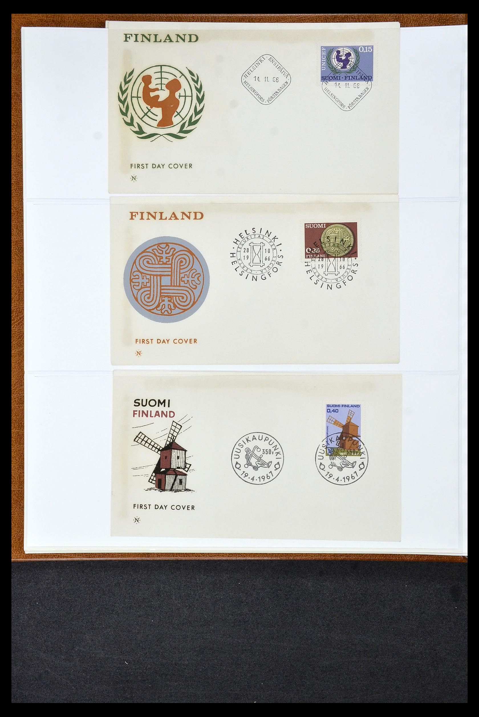 34956 155 - Postzegelverzameling 34956 Wereld brieven/FDC's 1880-1980.