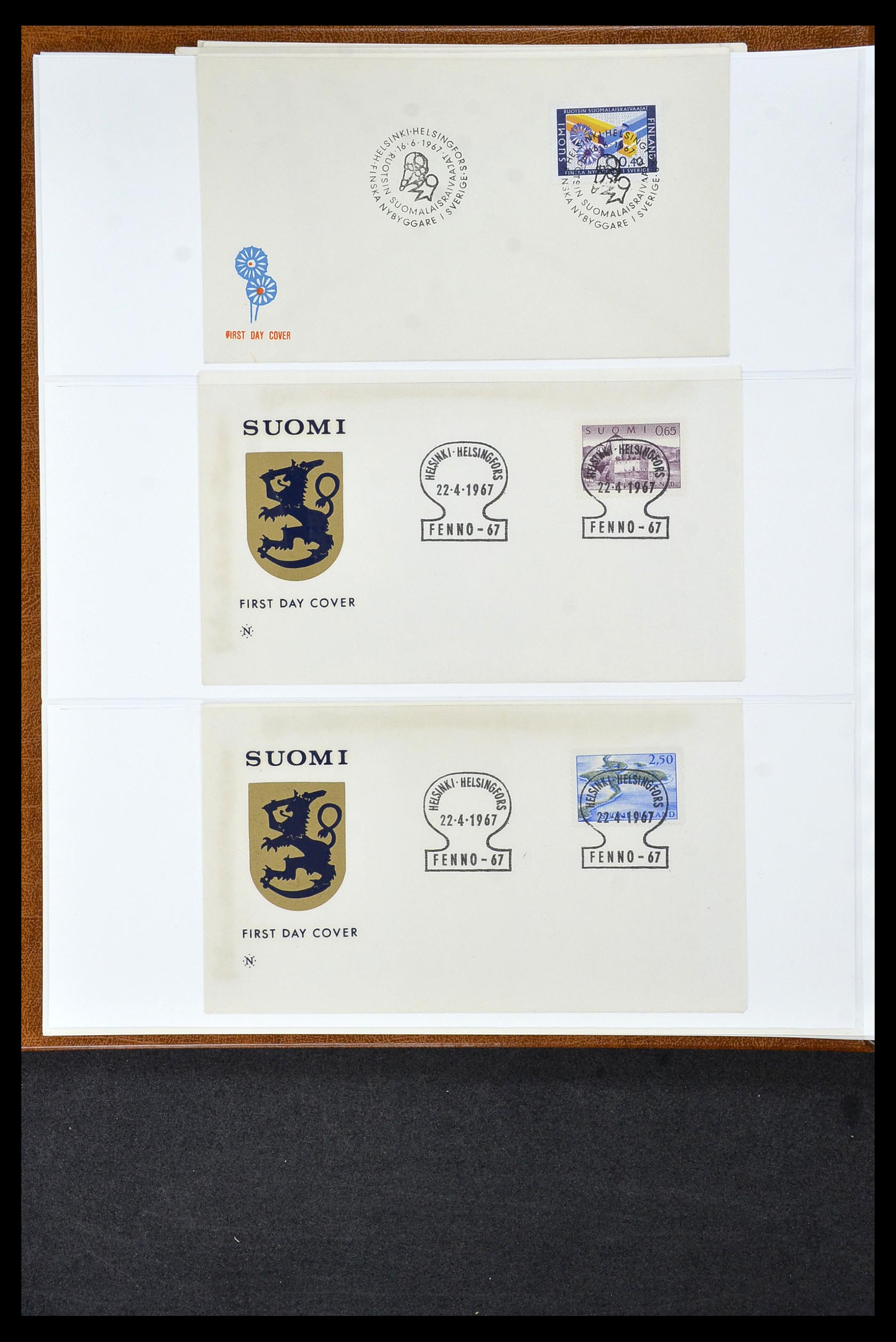 34956 156 - Postzegelverzameling 34956 Wereld brieven/FDC's 1880-1980.