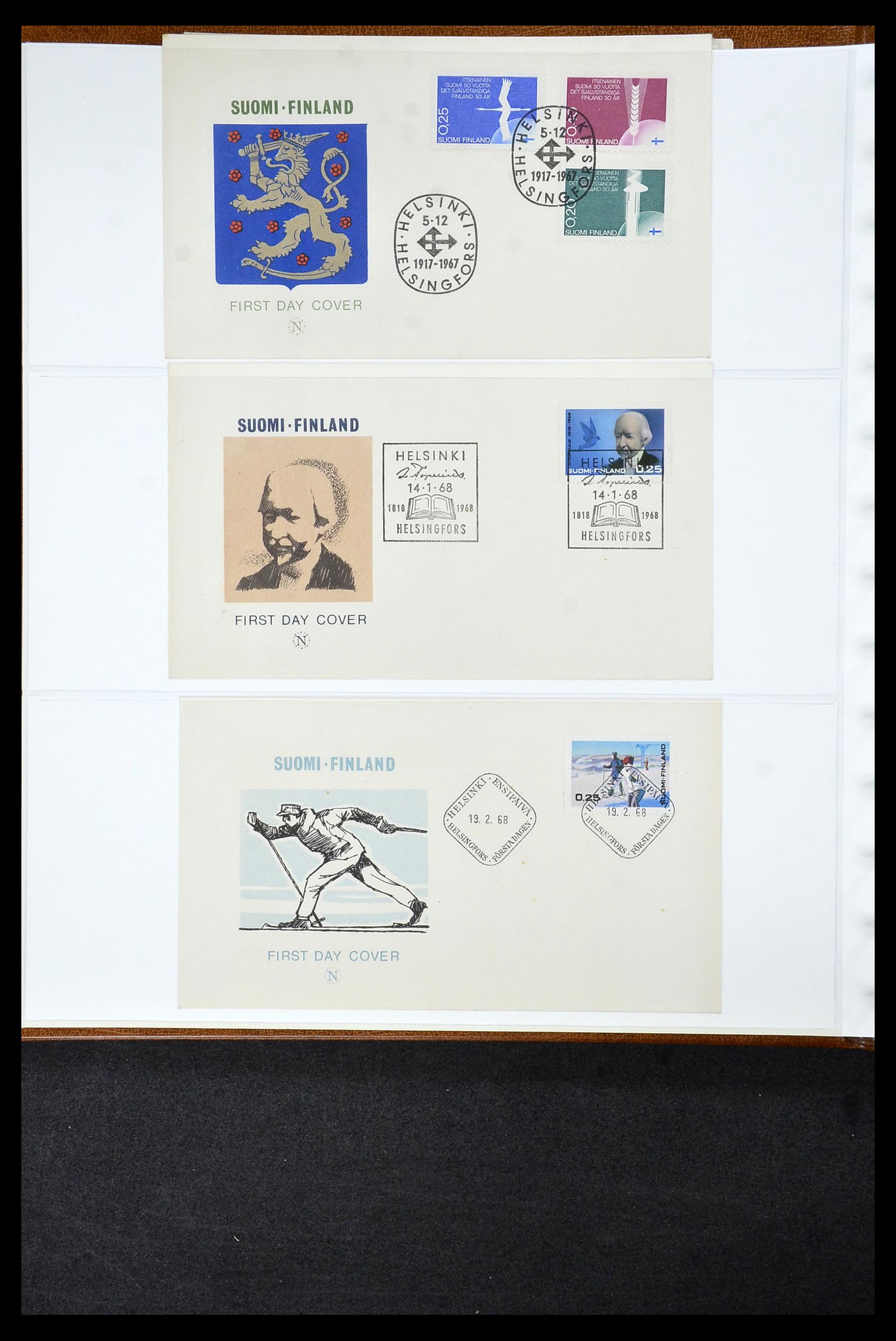 34956 159 - Postzegelverzameling 34956 Wereld brieven/FDC's 1880-1980.
