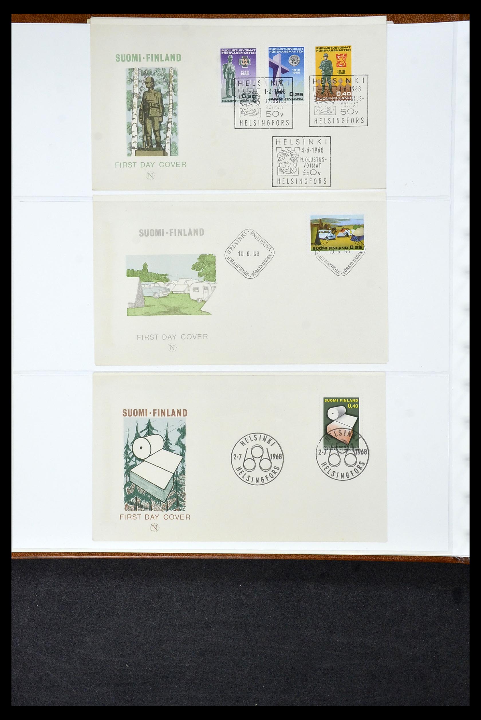 34956 160 - Postzegelverzameling 34956 Wereld brieven/FDC's 1880-1980.