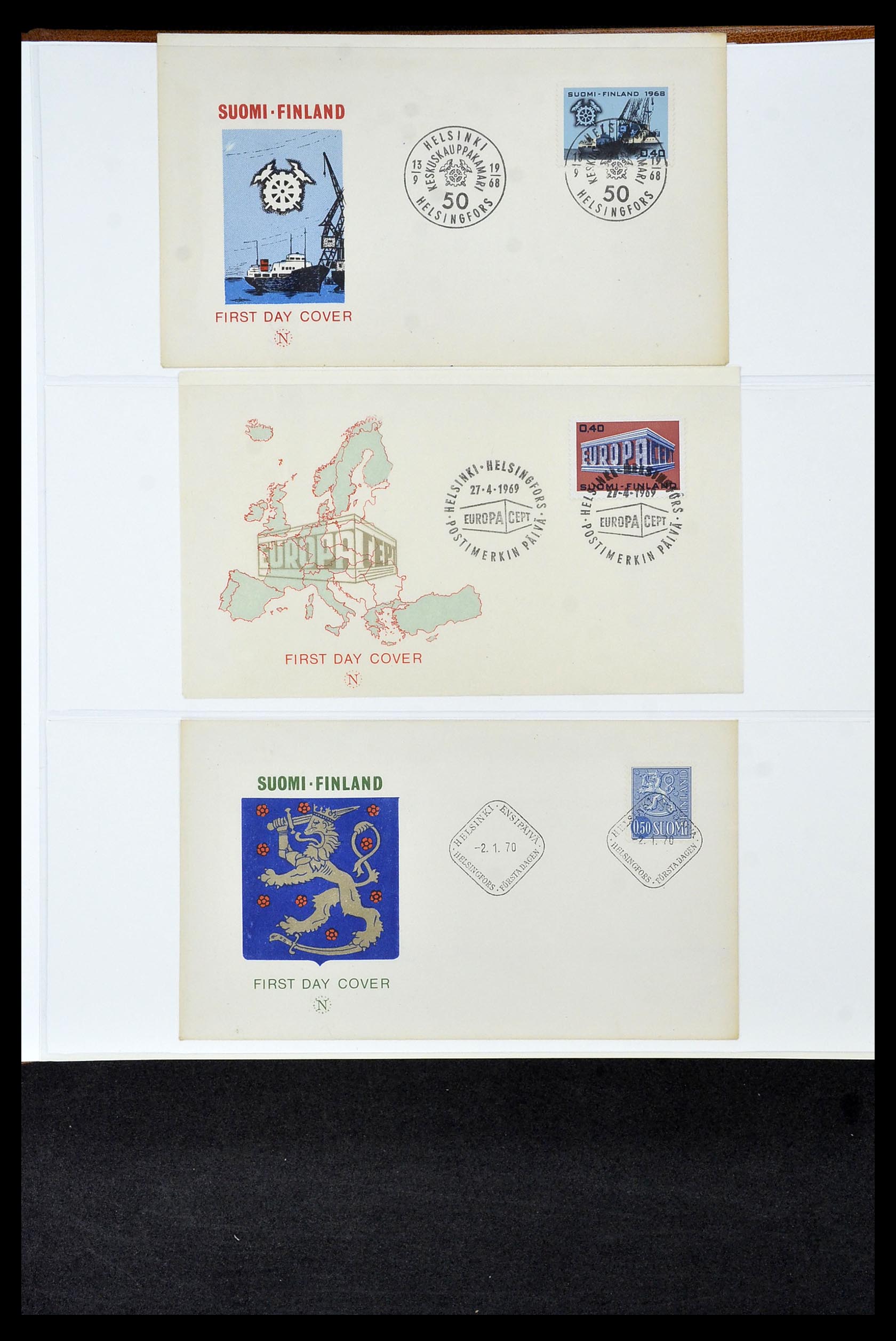 34956 162 - Postzegelverzameling 34956 Wereld brieven/FDC's 1880-1980.