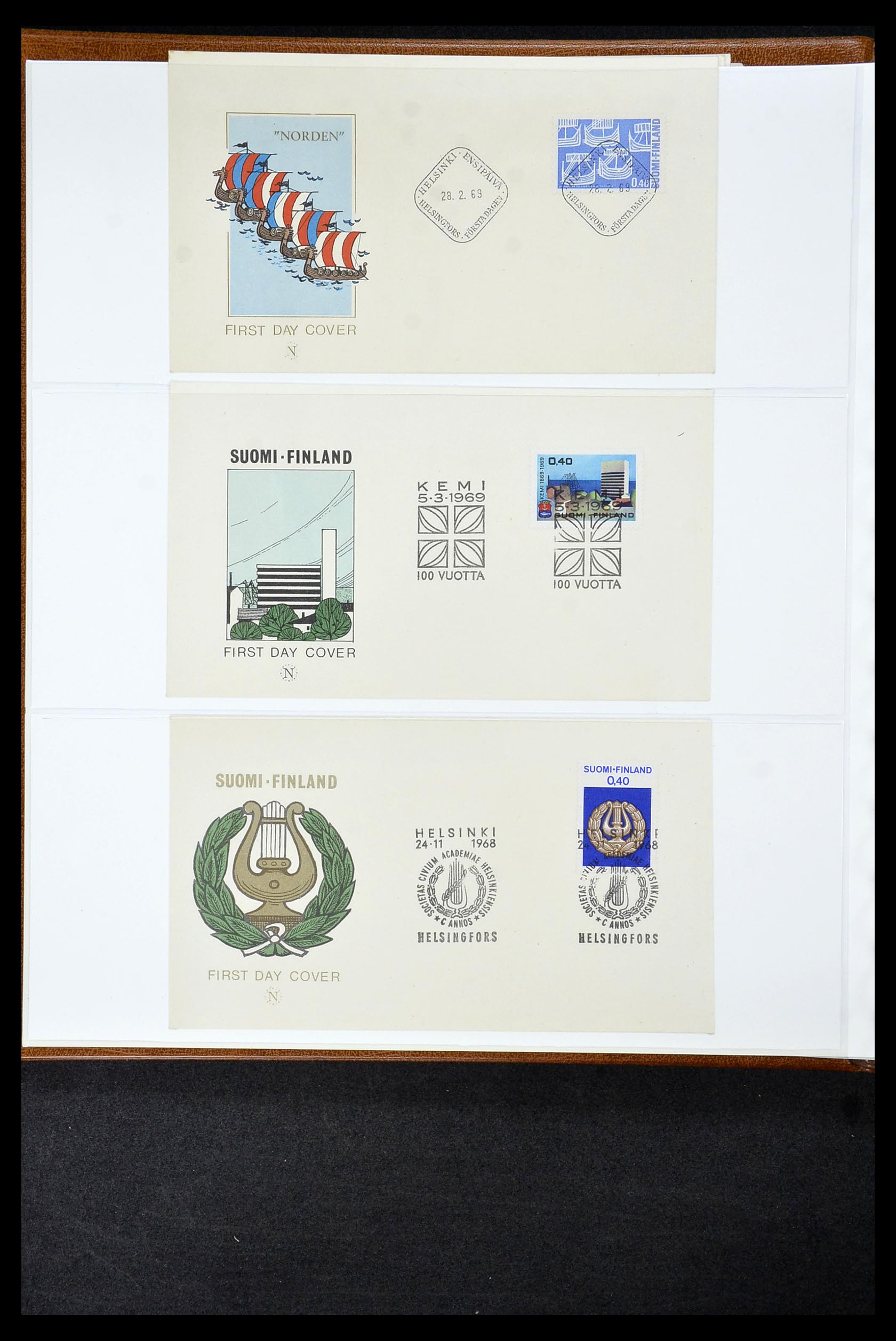 34956 163 - Postzegelverzameling 34956 Wereld brieven/FDC's 1880-1980.