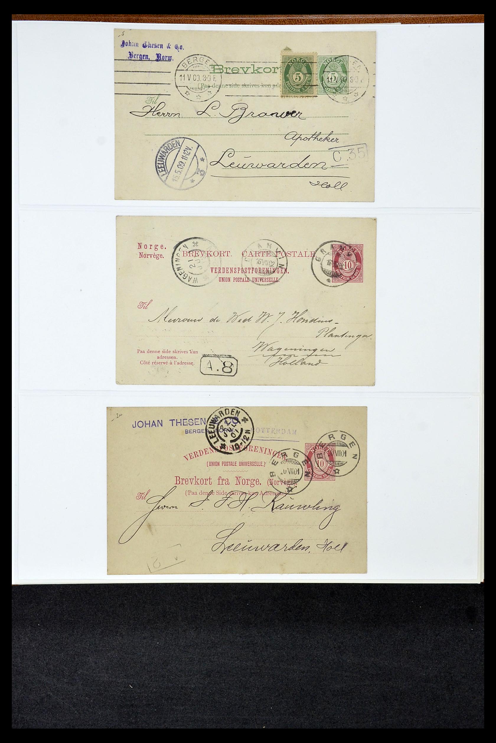 34956 168 - Postzegelverzameling 34956 Wereld brieven/FDC's 1880-1980.