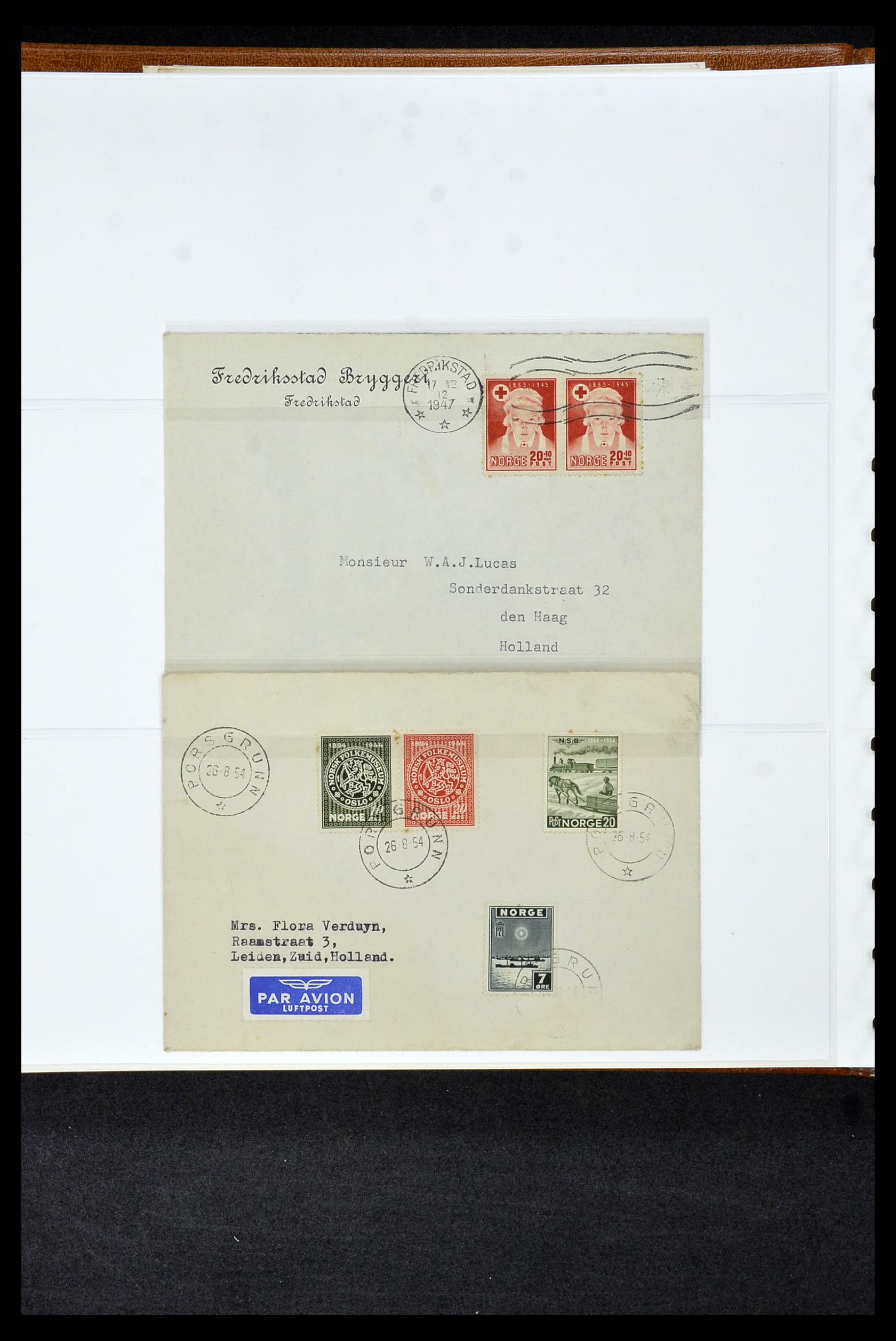 34956 170 - Postzegelverzameling 34956 Wereld brieven/FDC's 1880-1980.