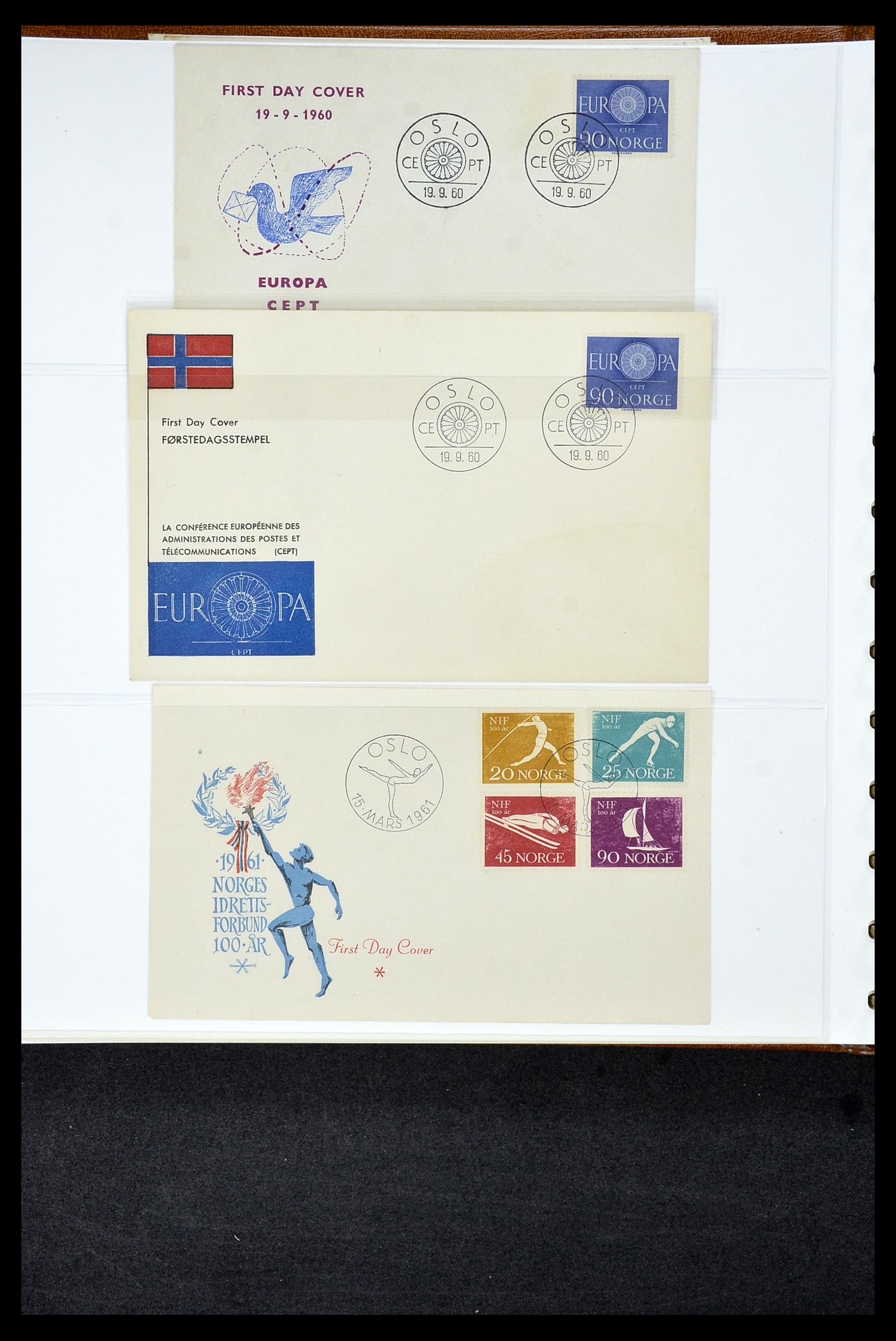 34956 173 - Postzegelverzameling 34956 Wereld brieven/FDC's 1880-1980.