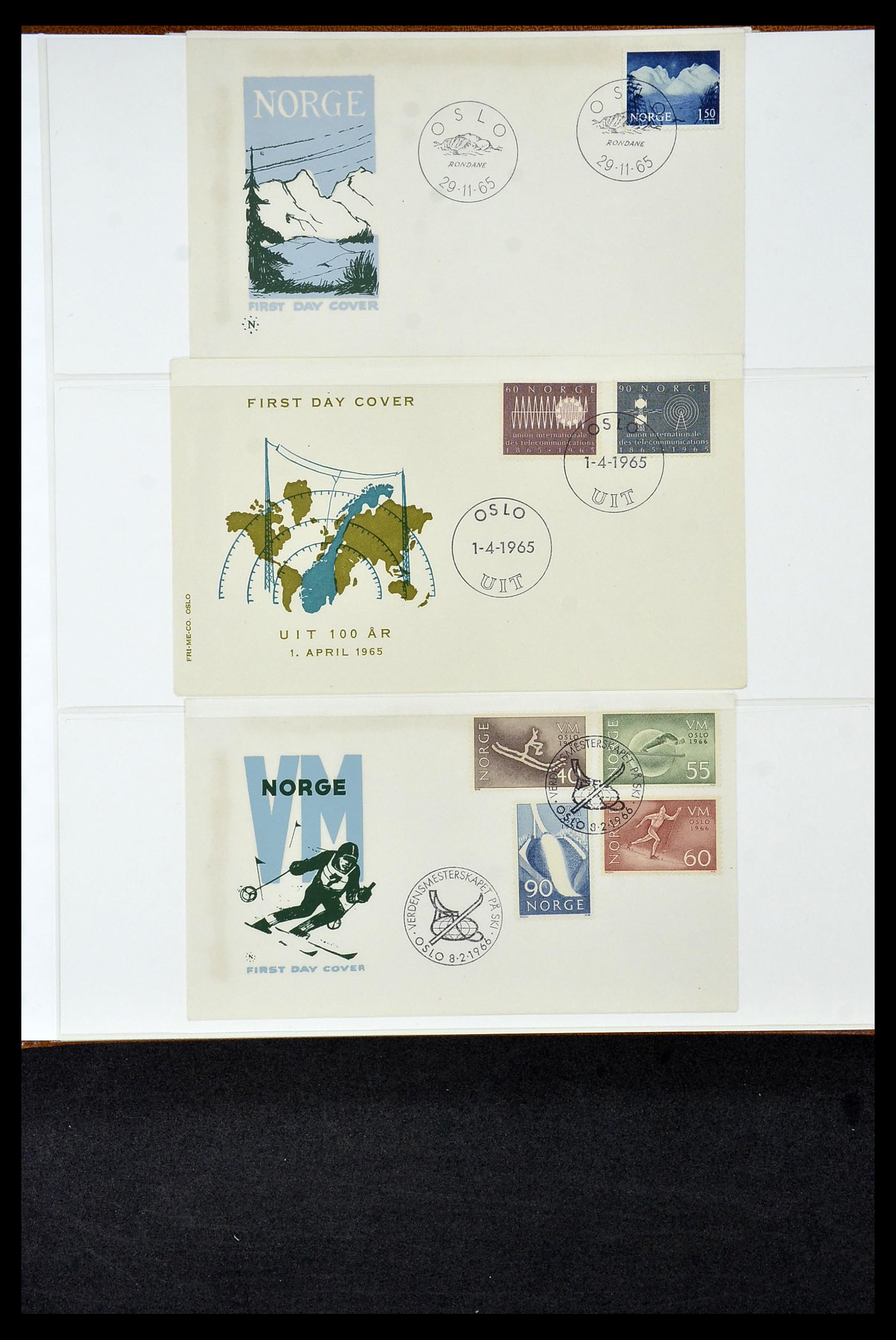 34956 176 - Postzegelverzameling 34956 Wereld brieven/FDC's 1880-1980.