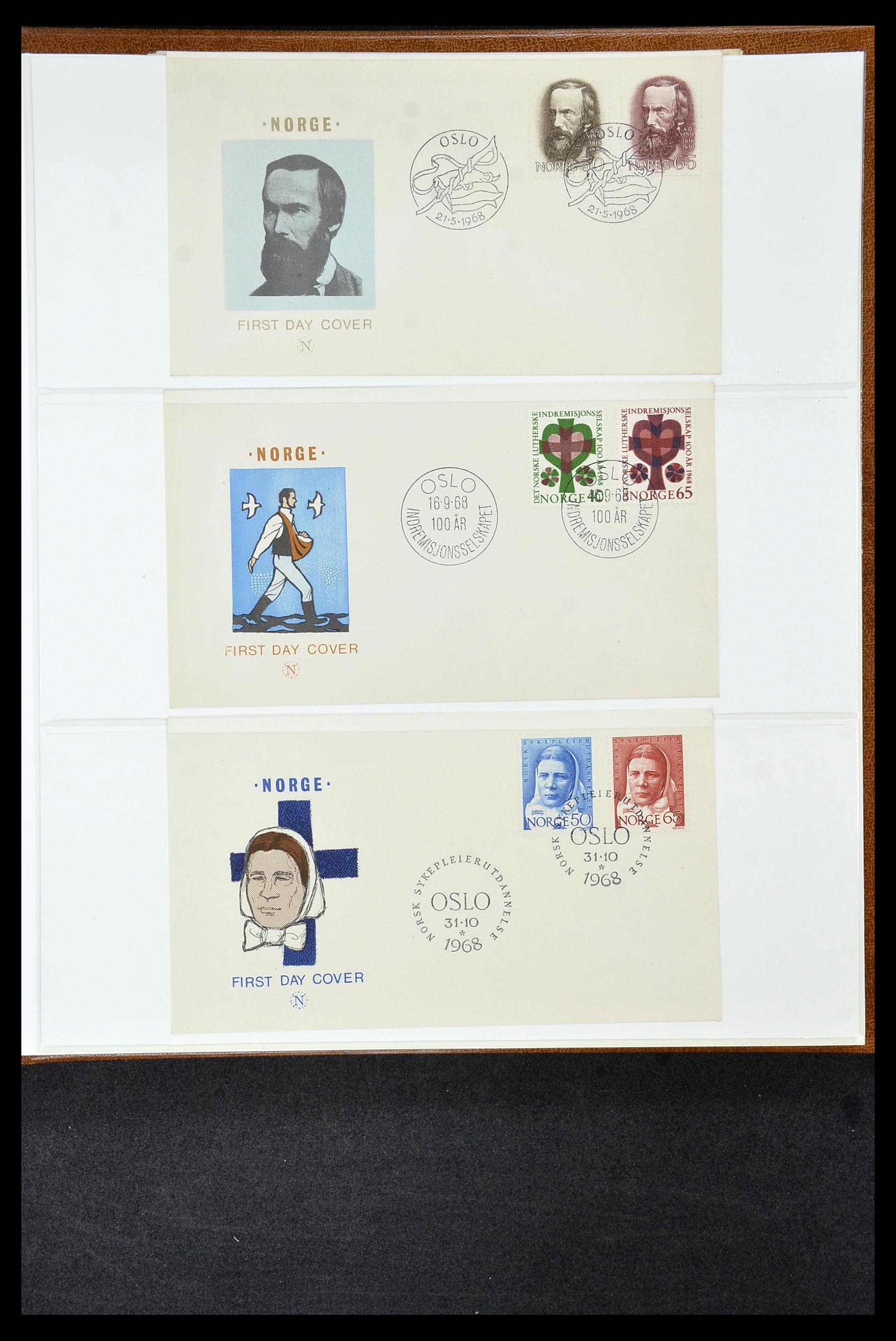 34956 180 - Postzegelverzameling 34956 Wereld brieven/FDC's 1880-1980.