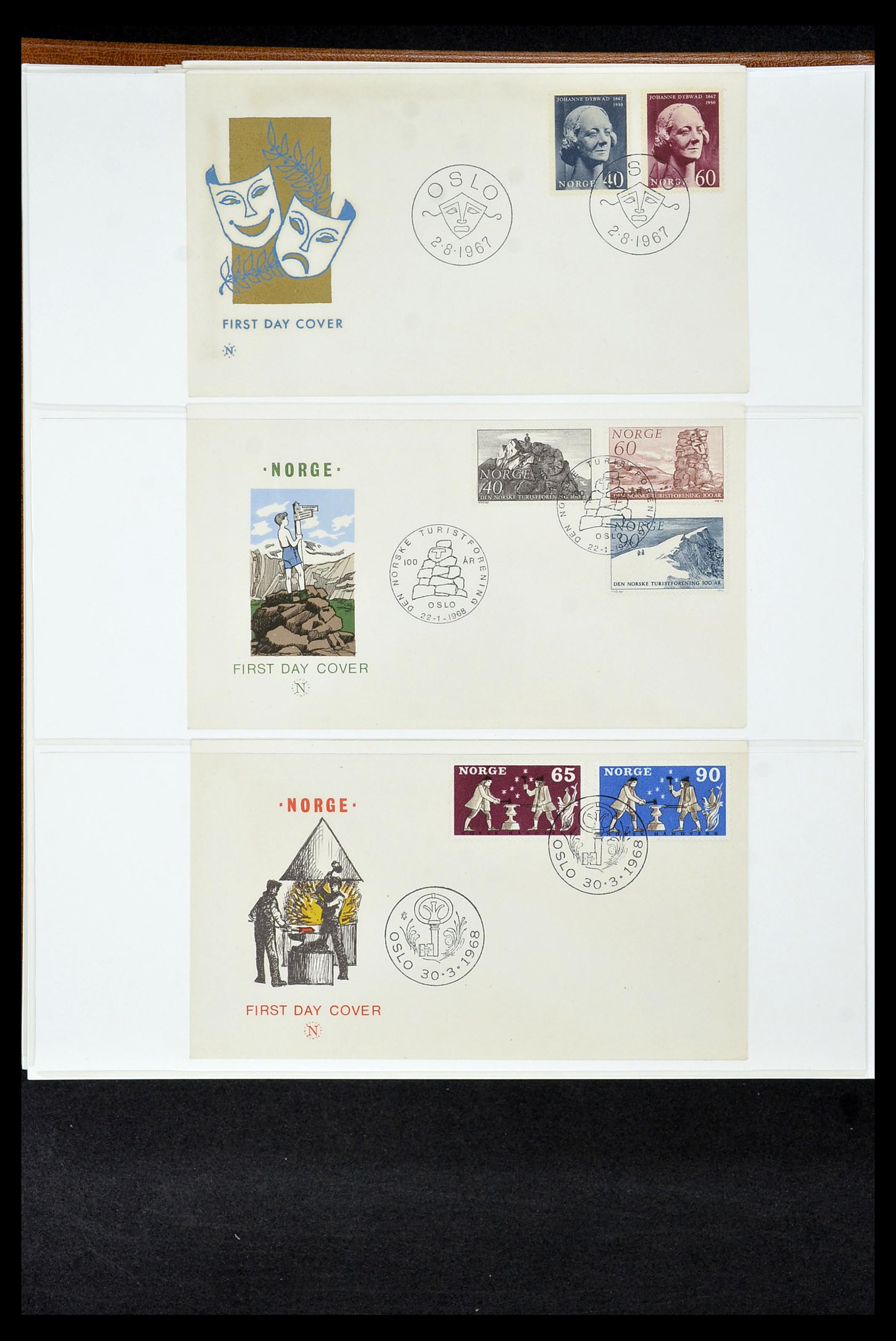 34956 181 - Postzegelverzameling 34956 Wereld brieven/FDC's 1880-1980.