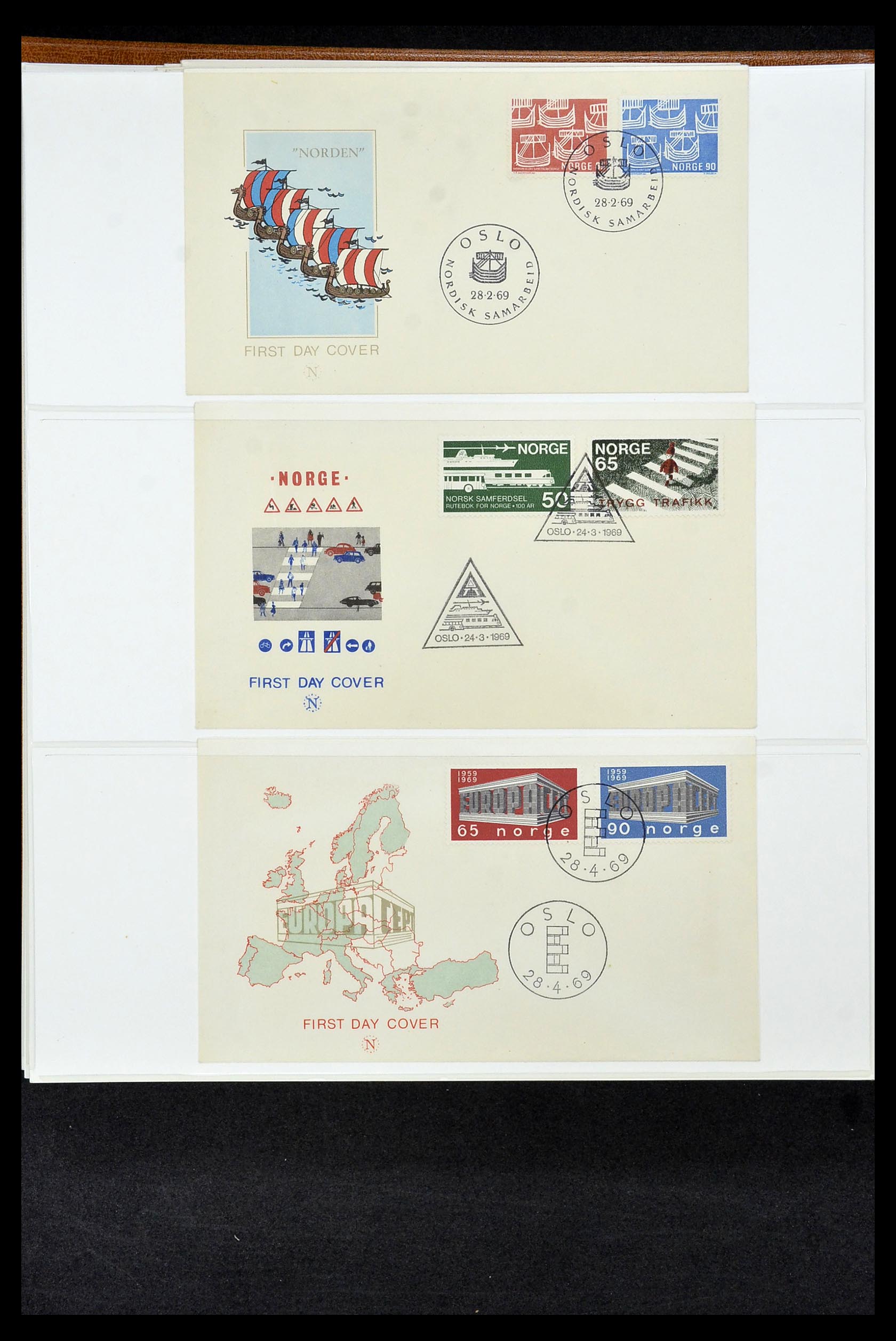 34956 182 - Postzegelverzameling 34956 Wereld brieven/FDC's 1880-1980.