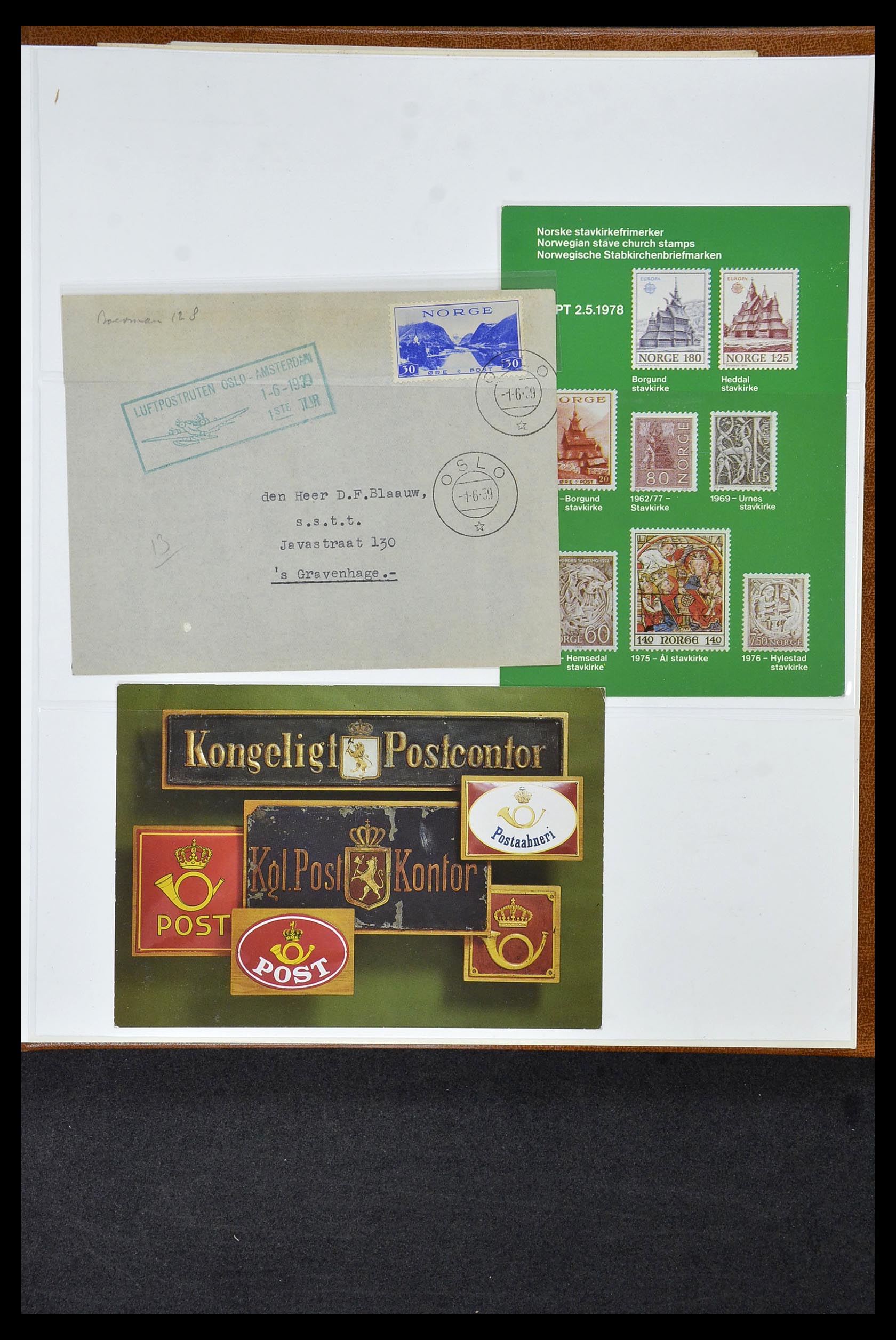 34956 183 - Postzegelverzameling 34956 Wereld brieven/FDC's 1880-1980.