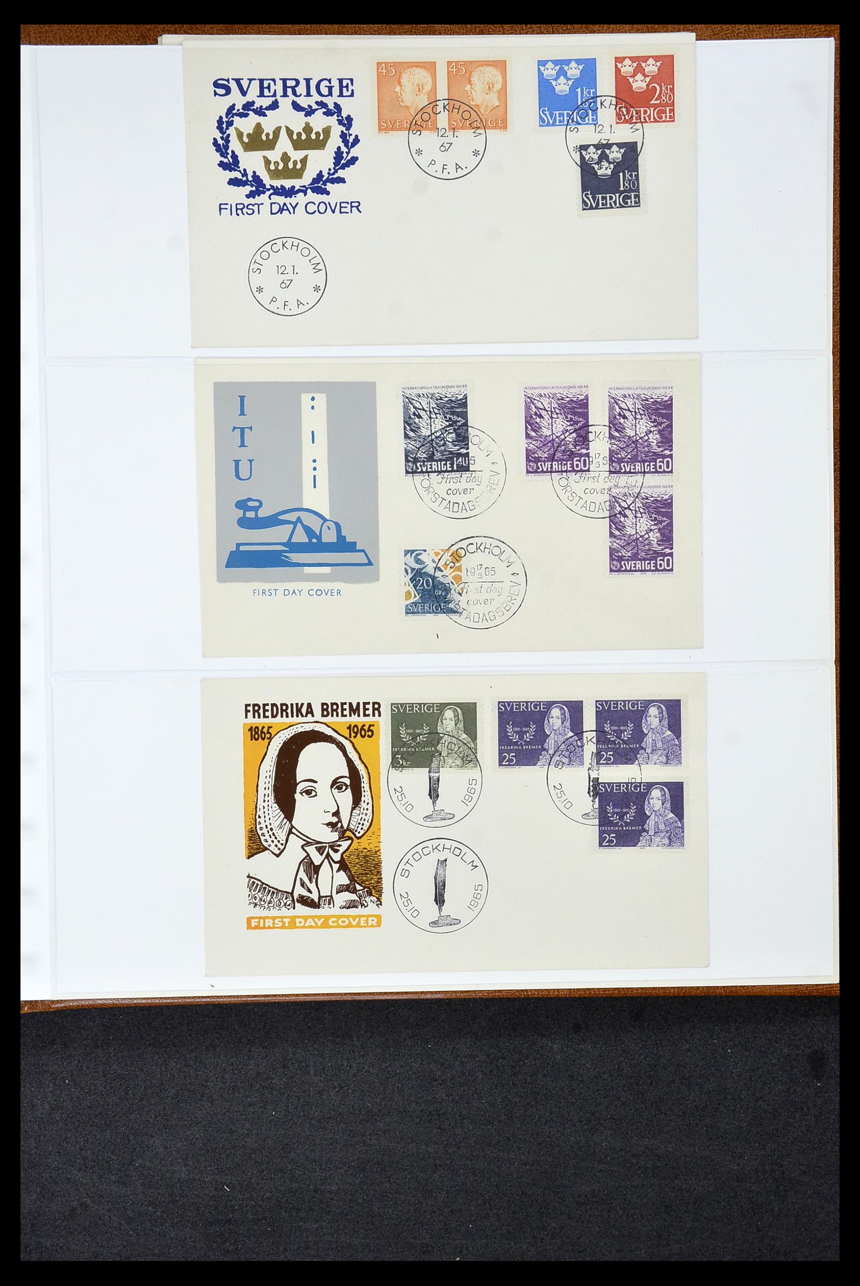 34956 187 - Postzegelverzameling 34956 Wereld brieven/FDC's 1880-1980.