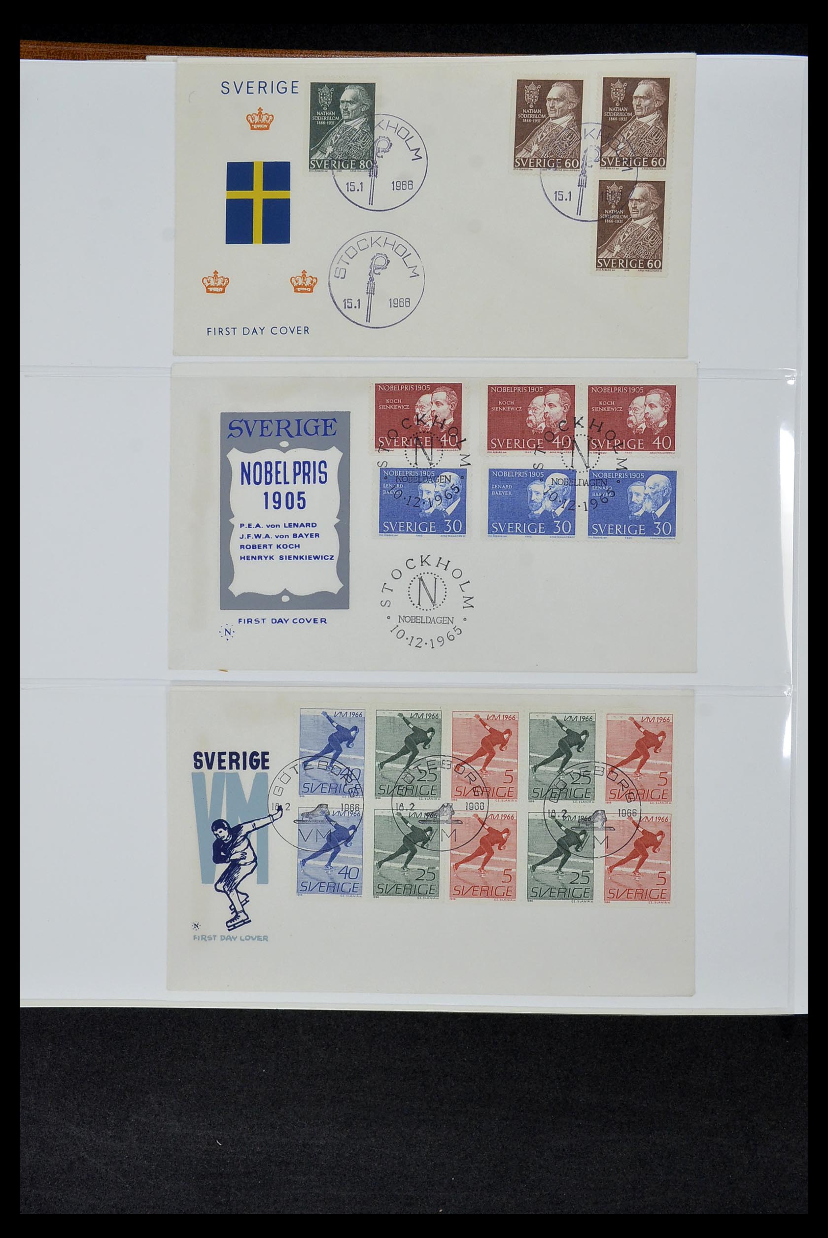 34956 189 - Postzegelverzameling 34956 Wereld brieven/FDC's 1880-1980.