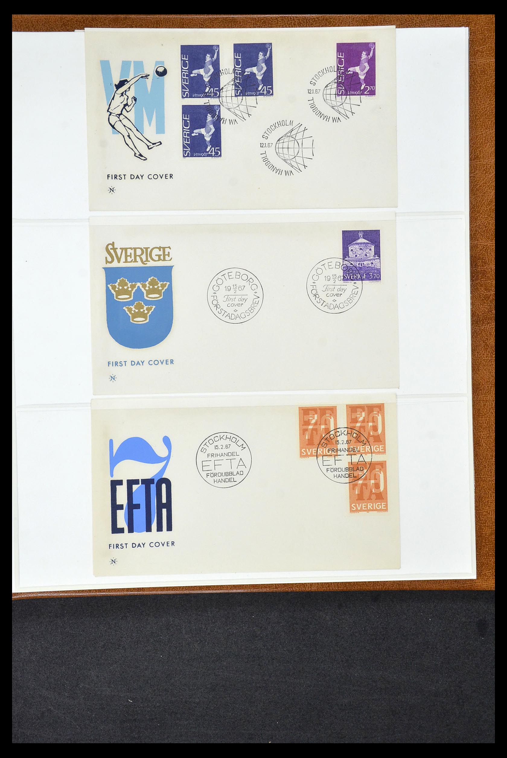 34956 191 - Postzegelverzameling 34956 Wereld brieven/FDC's 1880-1980.