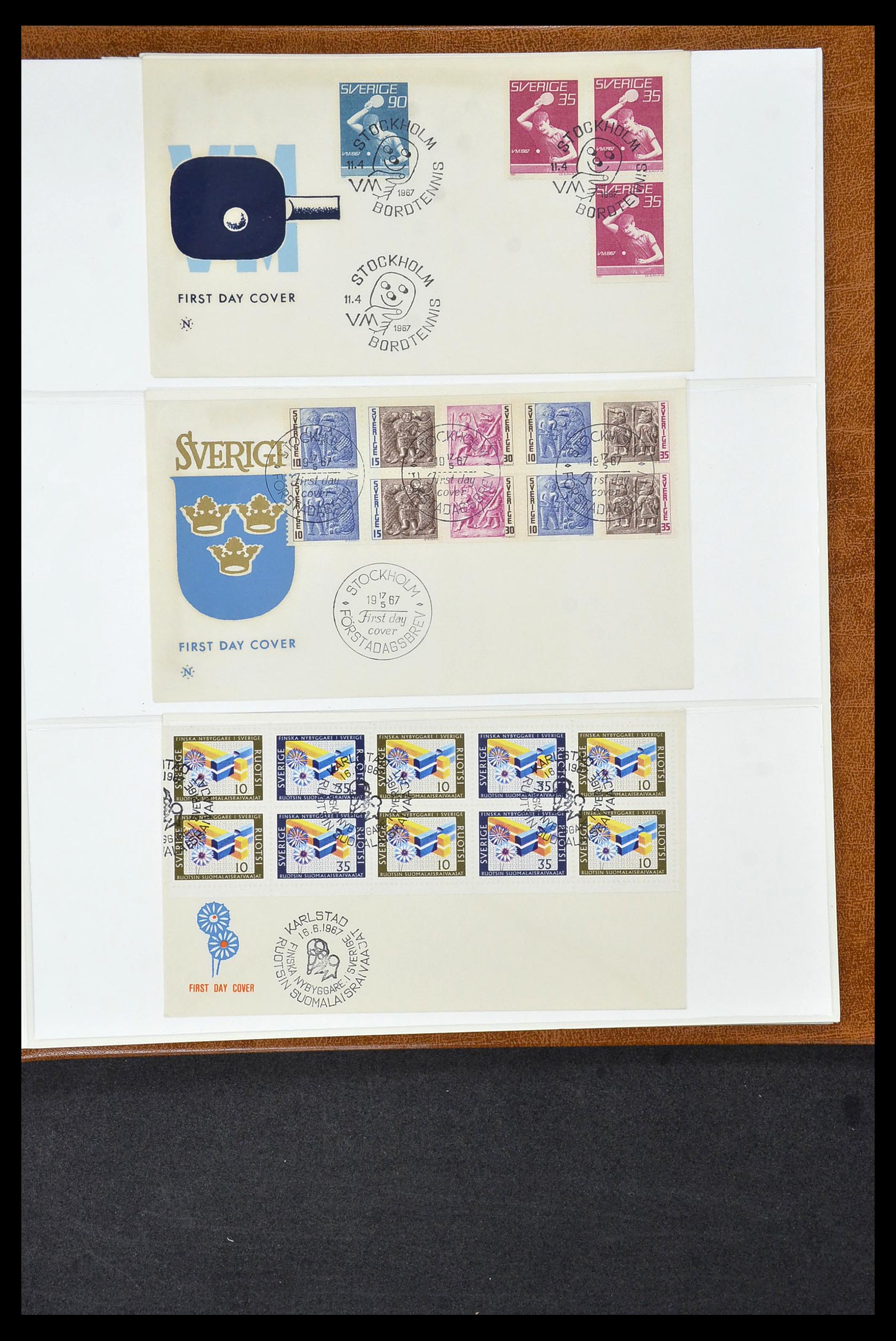 34956 192 - Postzegelverzameling 34956 Wereld brieven/FDC's 1880-1980.