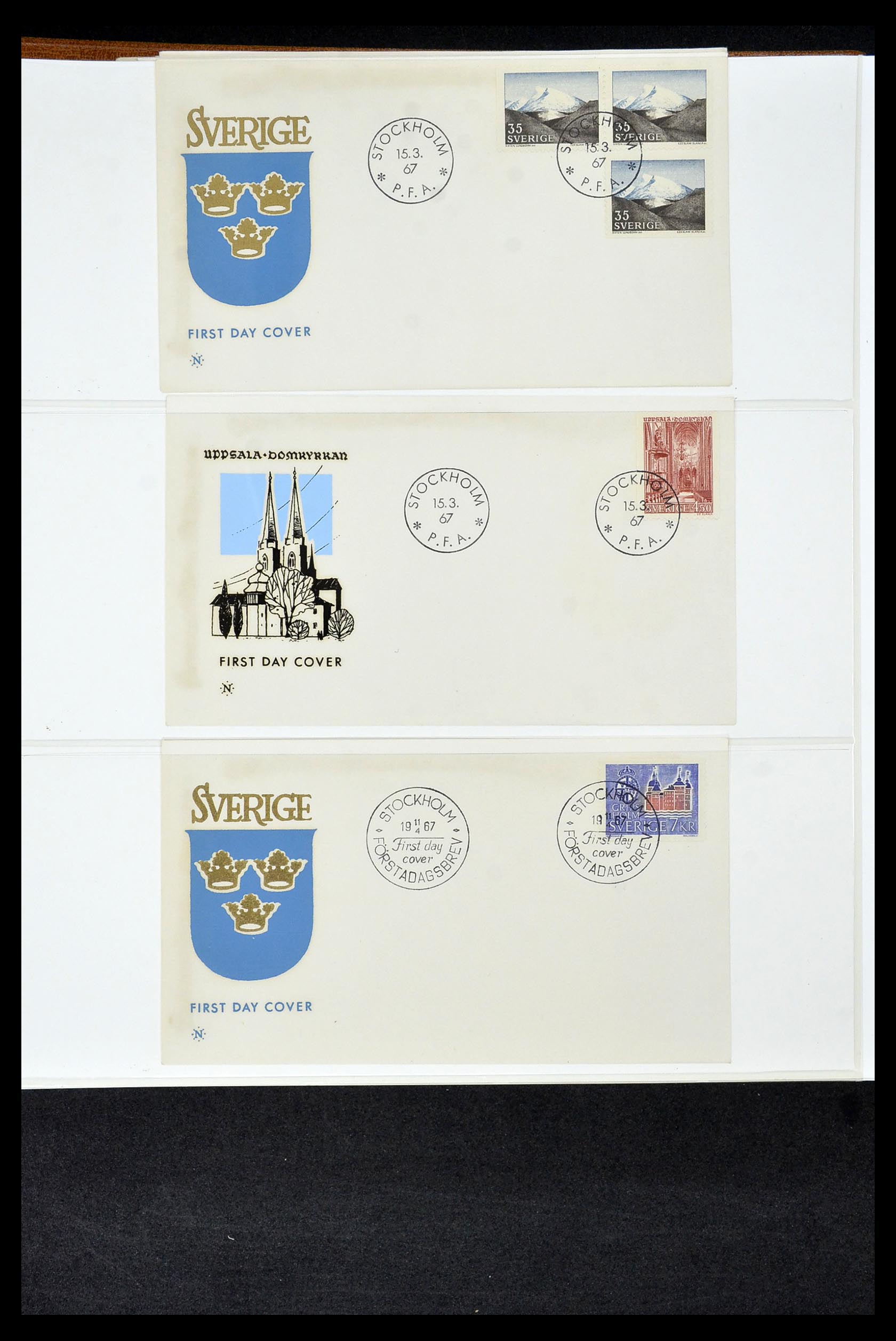 34956 193 - Postzegelverzameling 34956 Wereld brieven/FDC's 1880-1980.