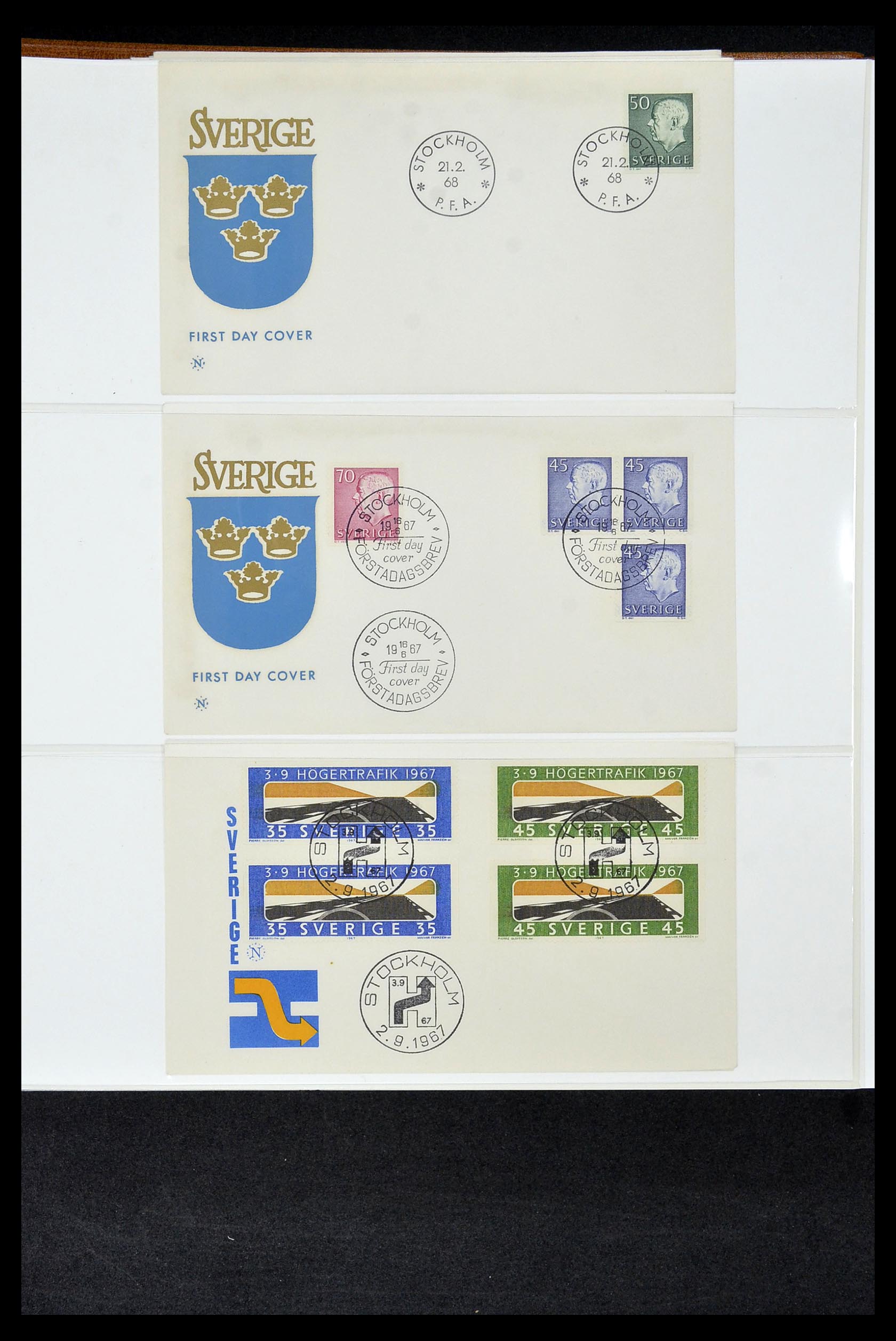 34956 194 - Postzegelverzameling 34956 Wereld brieven/FDC's 1880-1980.