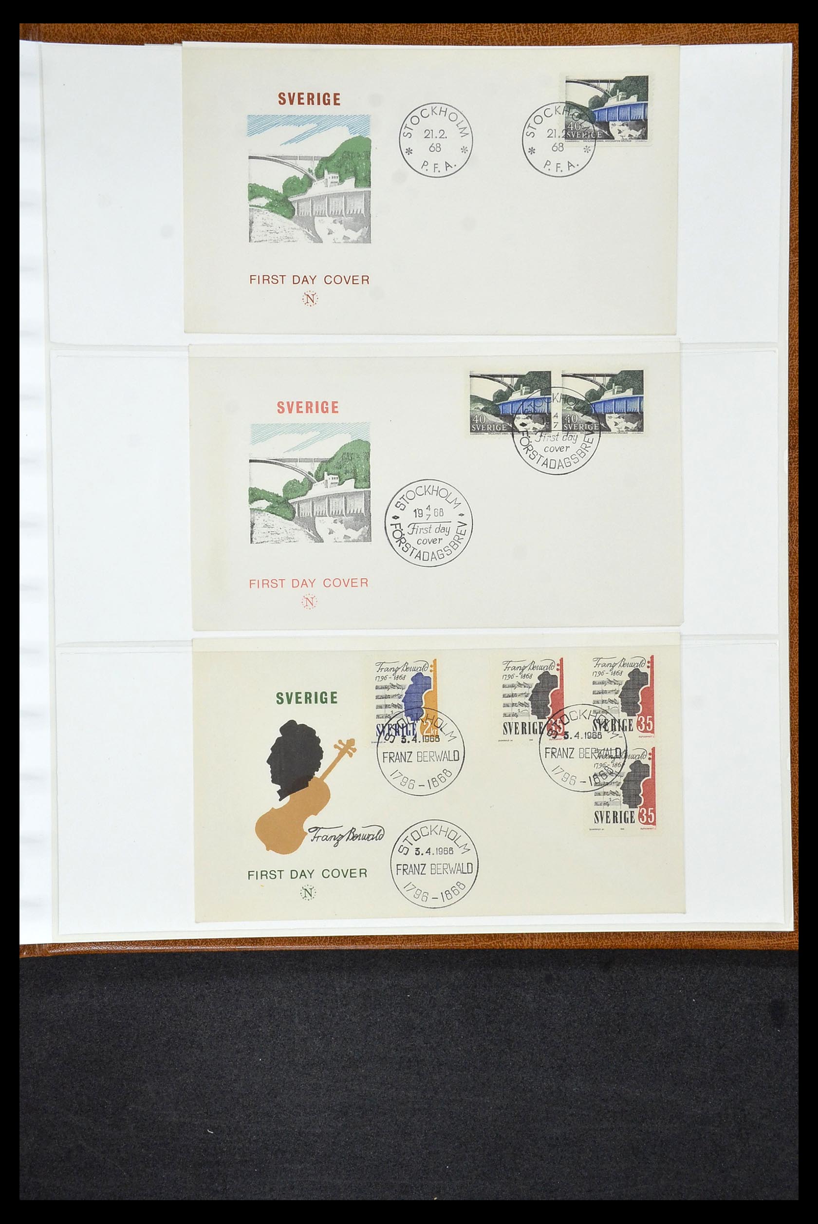 34956 196 - Postzegelverzameling 34956 Wereld brieven/FDC's 1880-1980.