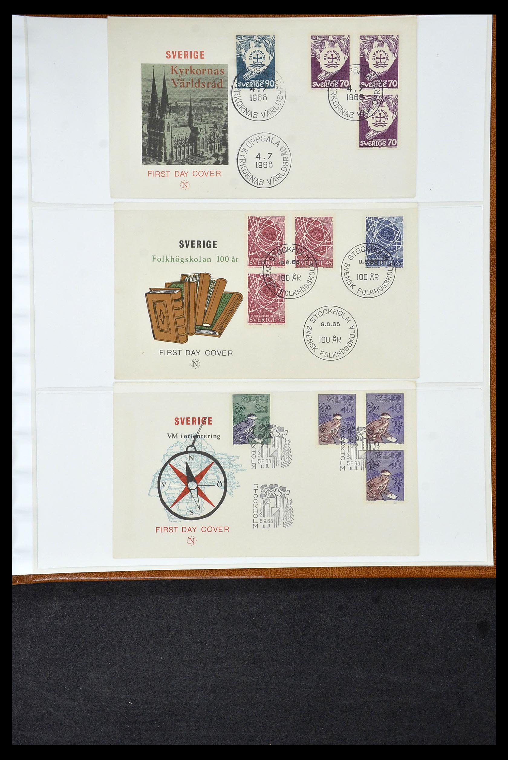 34956 199 - Postzegelverzameling 34956 Wereld brieven/FDC's 1880-1980.