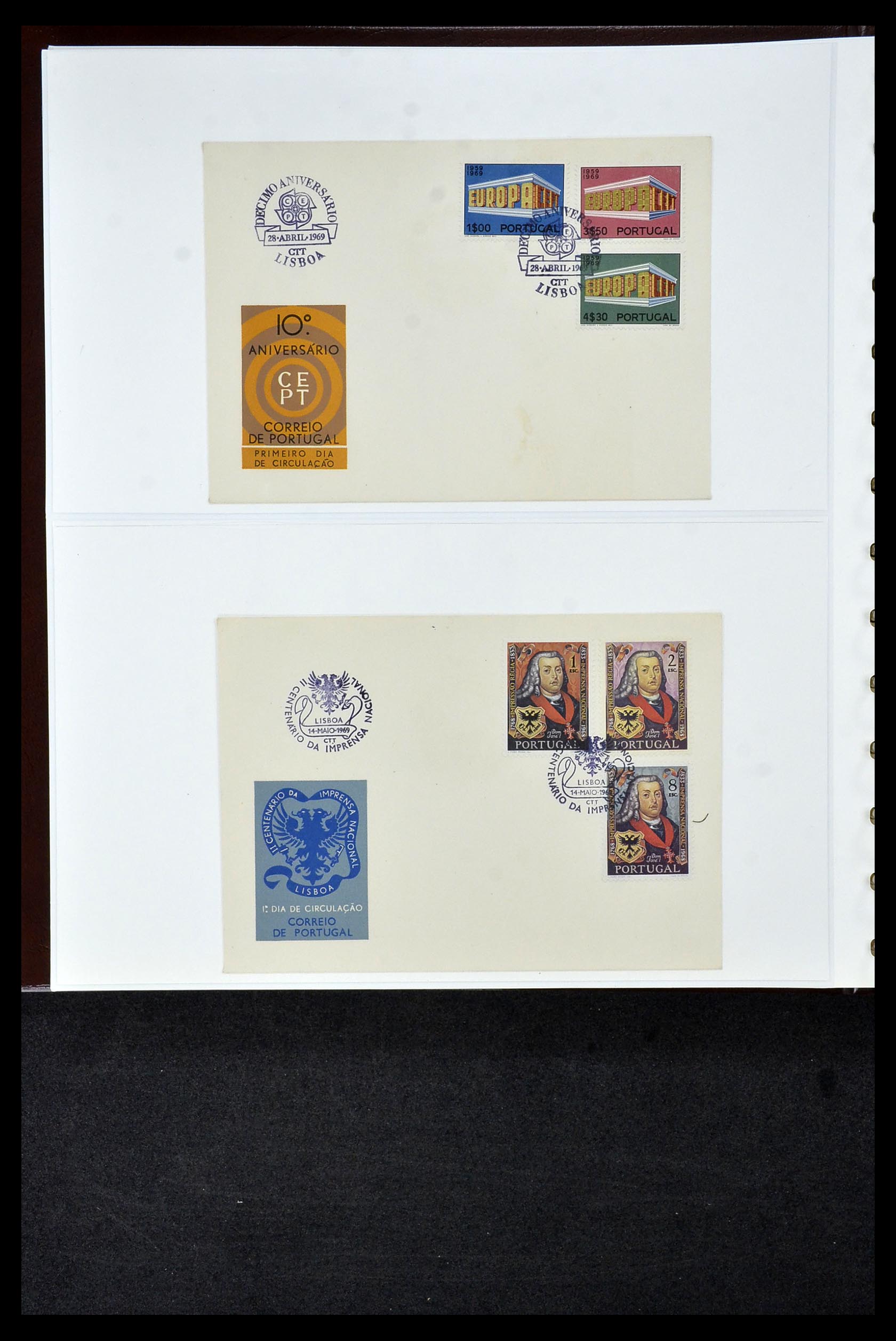 34956 602 - Postzegelverzameling 34956 Wereld brieven/FDC's 1880-1980.