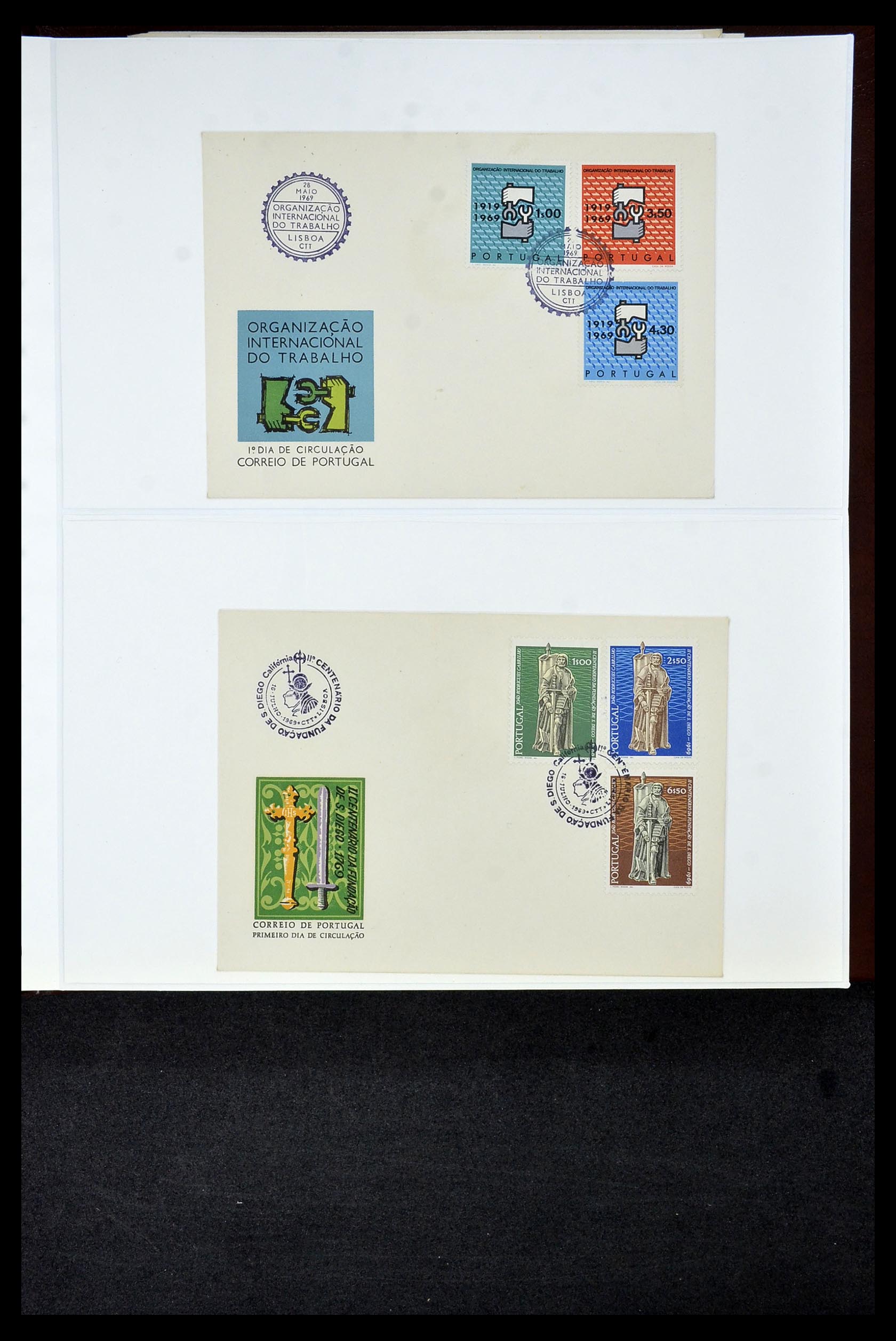 34956 603 - Postzegelverzameling 34956 Wereld brieven/FDC's 1880-1980.