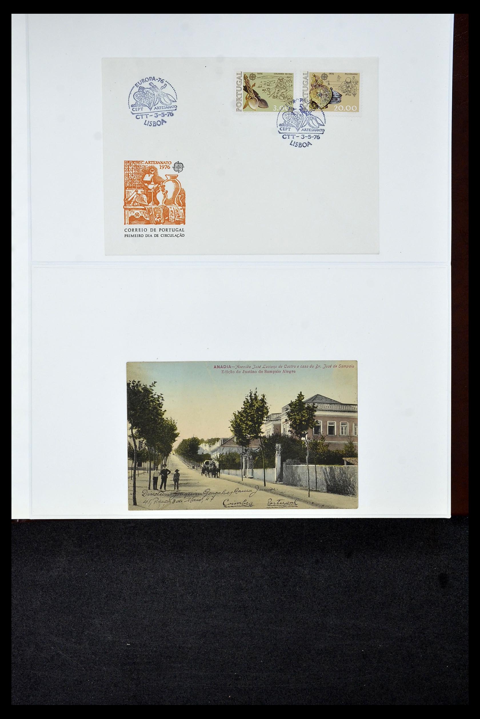 34956 607 - Postzegelverzameling 34956 Wereld brieven/FDC's 1880-1980.