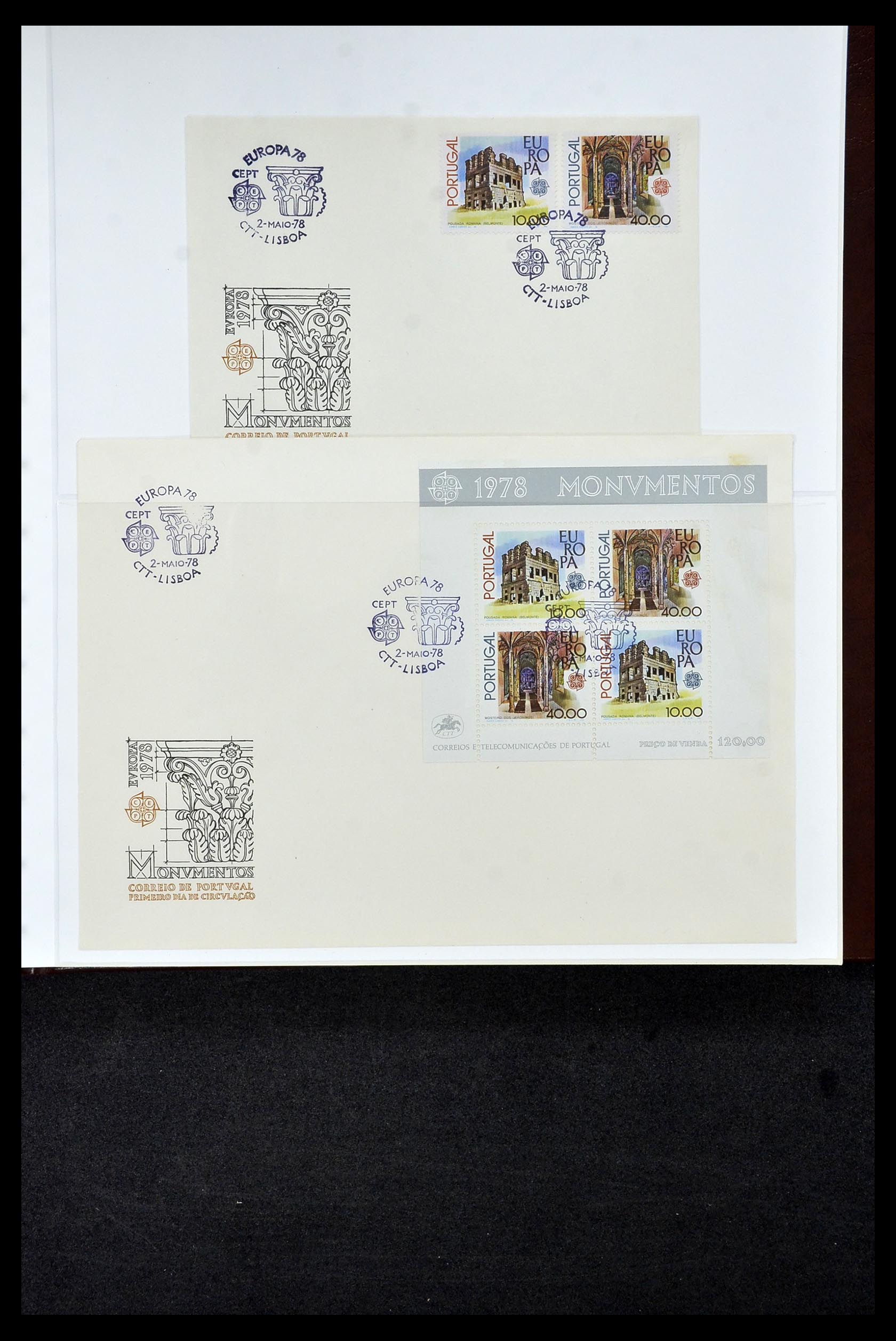 34956 608 - Postzegelverzameling 34956 Wereld brieven/FDC's 1880-1980.