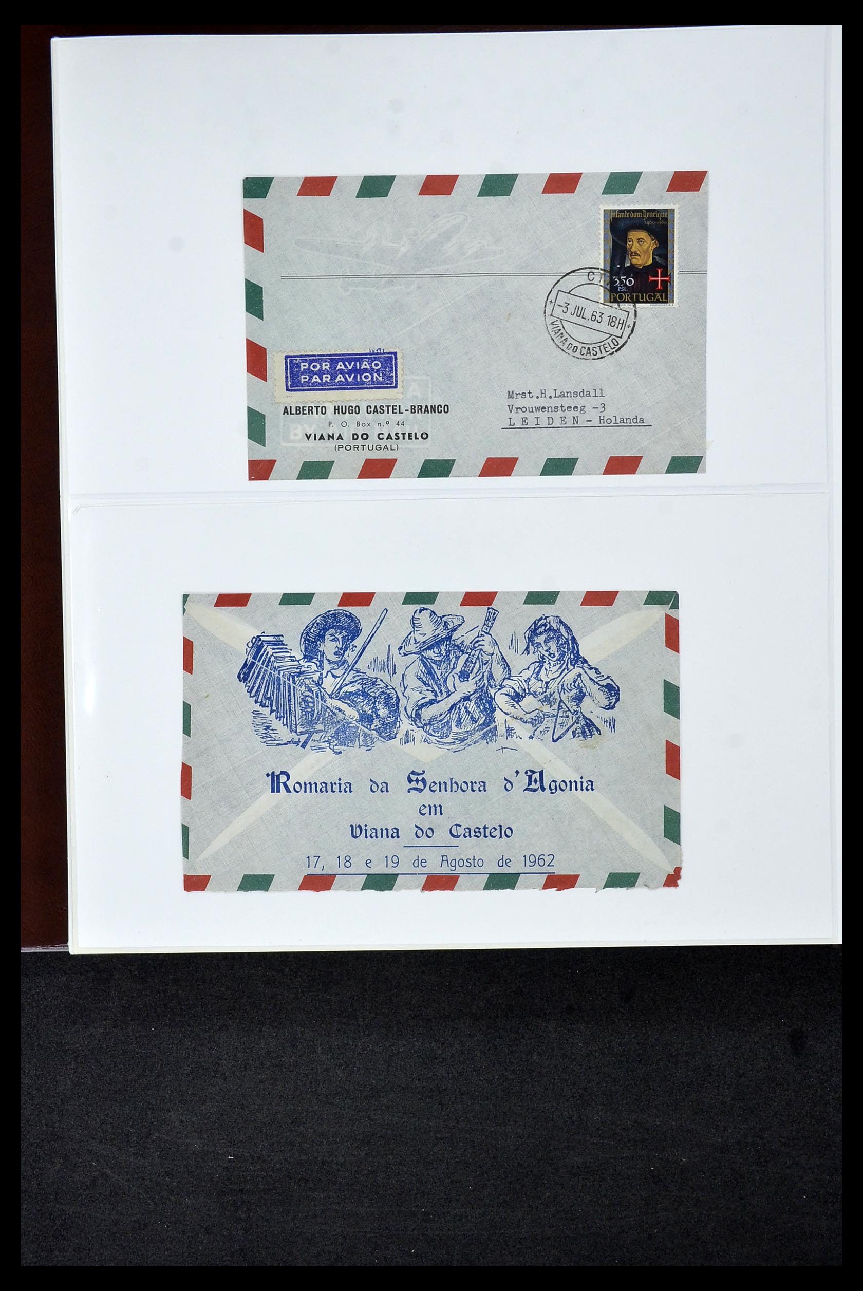 34956 610 - Postzegelverzameling 34956 Wereld brieven/FDC's 1880-1980.