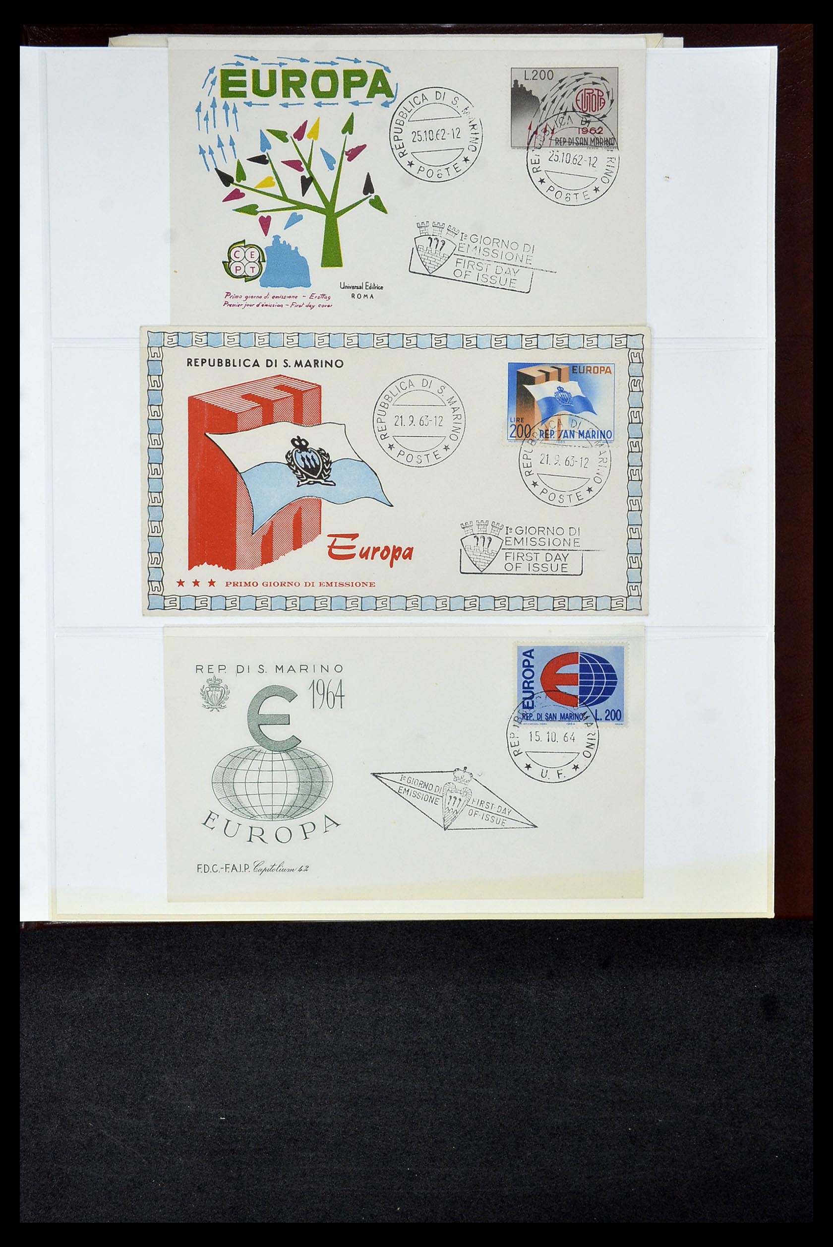 34956 614 - Postzegelverzameling 34956 Wereld brieven/FDC's 1880-1980.