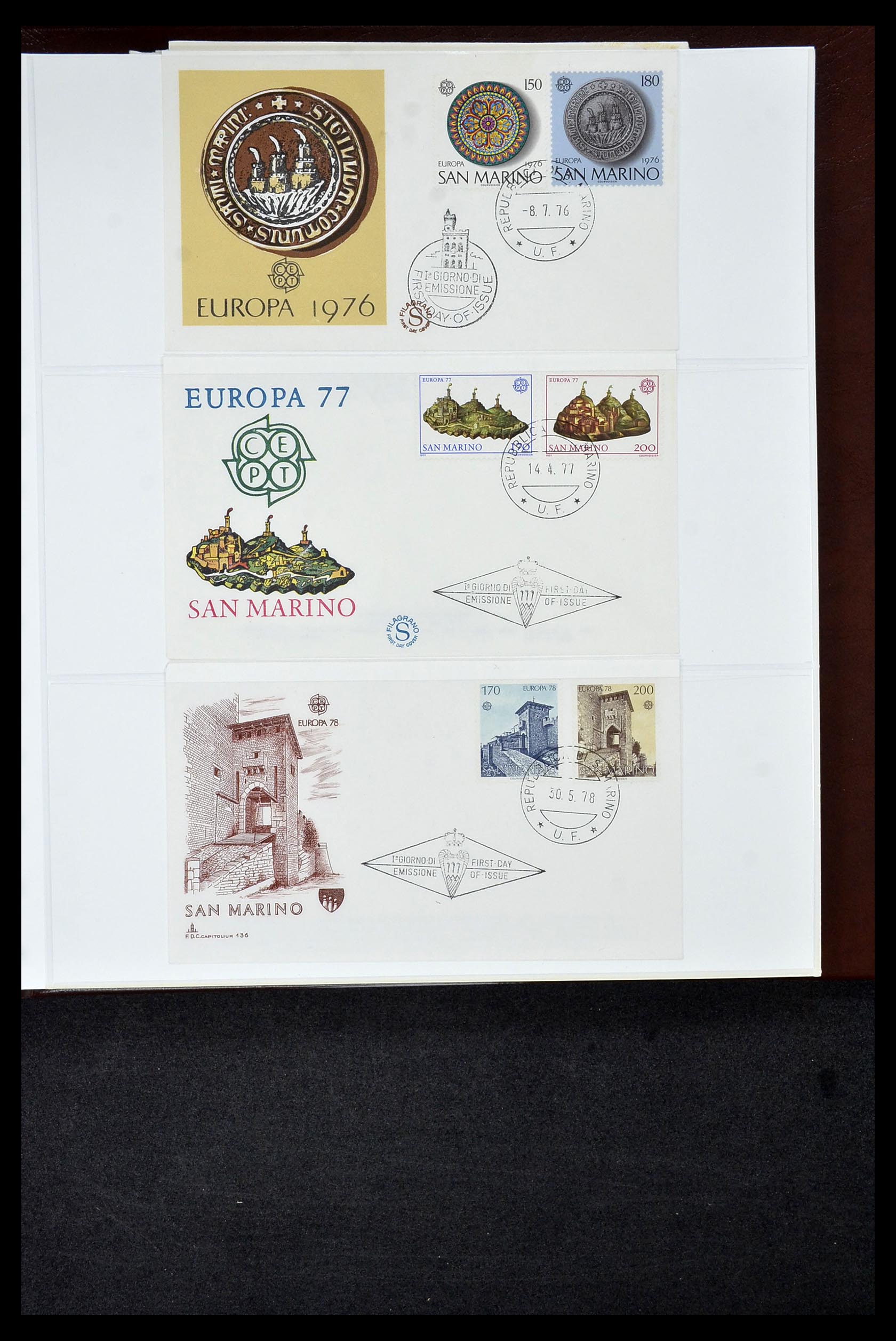 34956 618 - Postzegelverzameling 34956 Wereld brieven/FDC's 1880-1980.