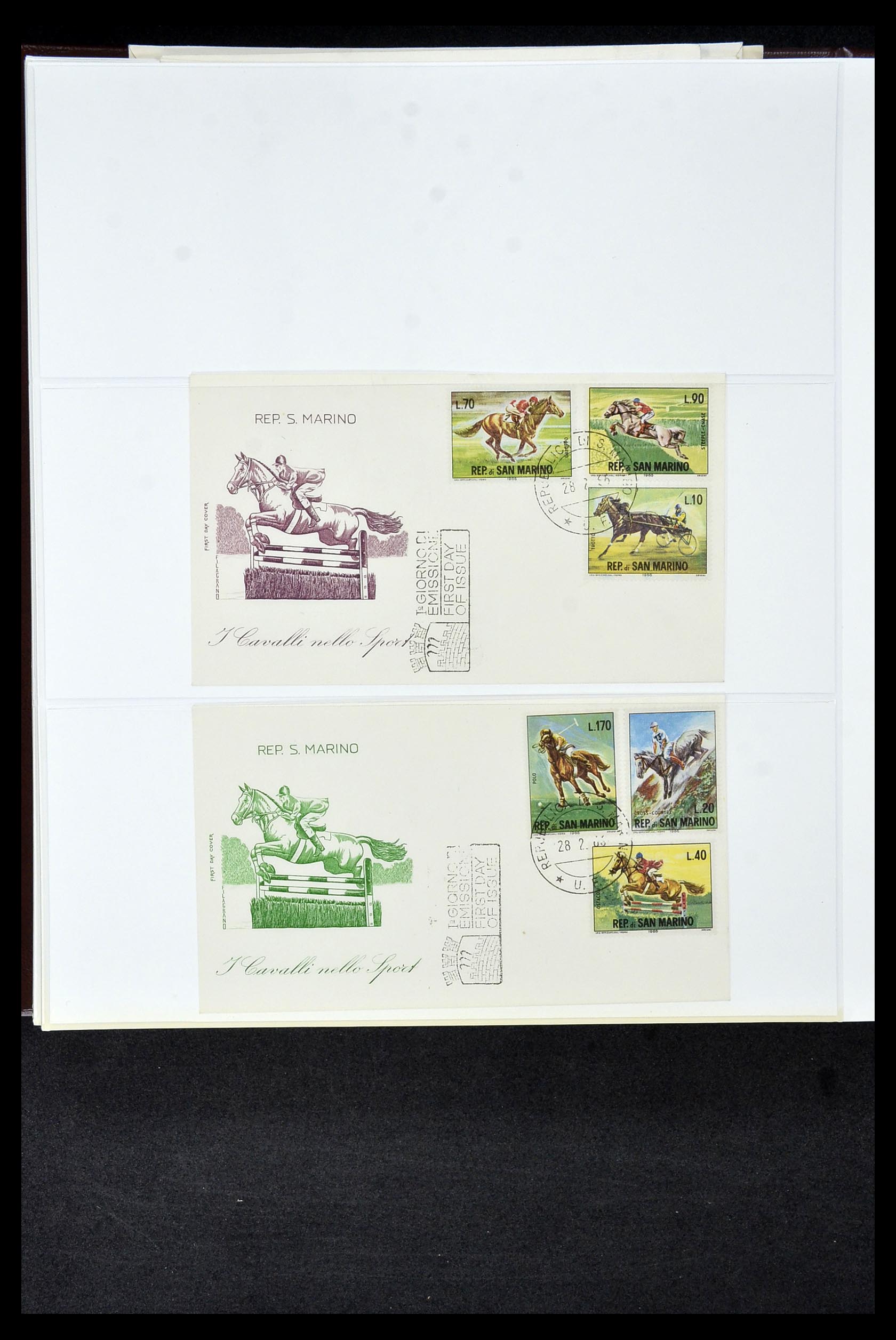 34956 621 - Postzegelverzameling 34956 Wereld brieven/FDC's 1880-1980.